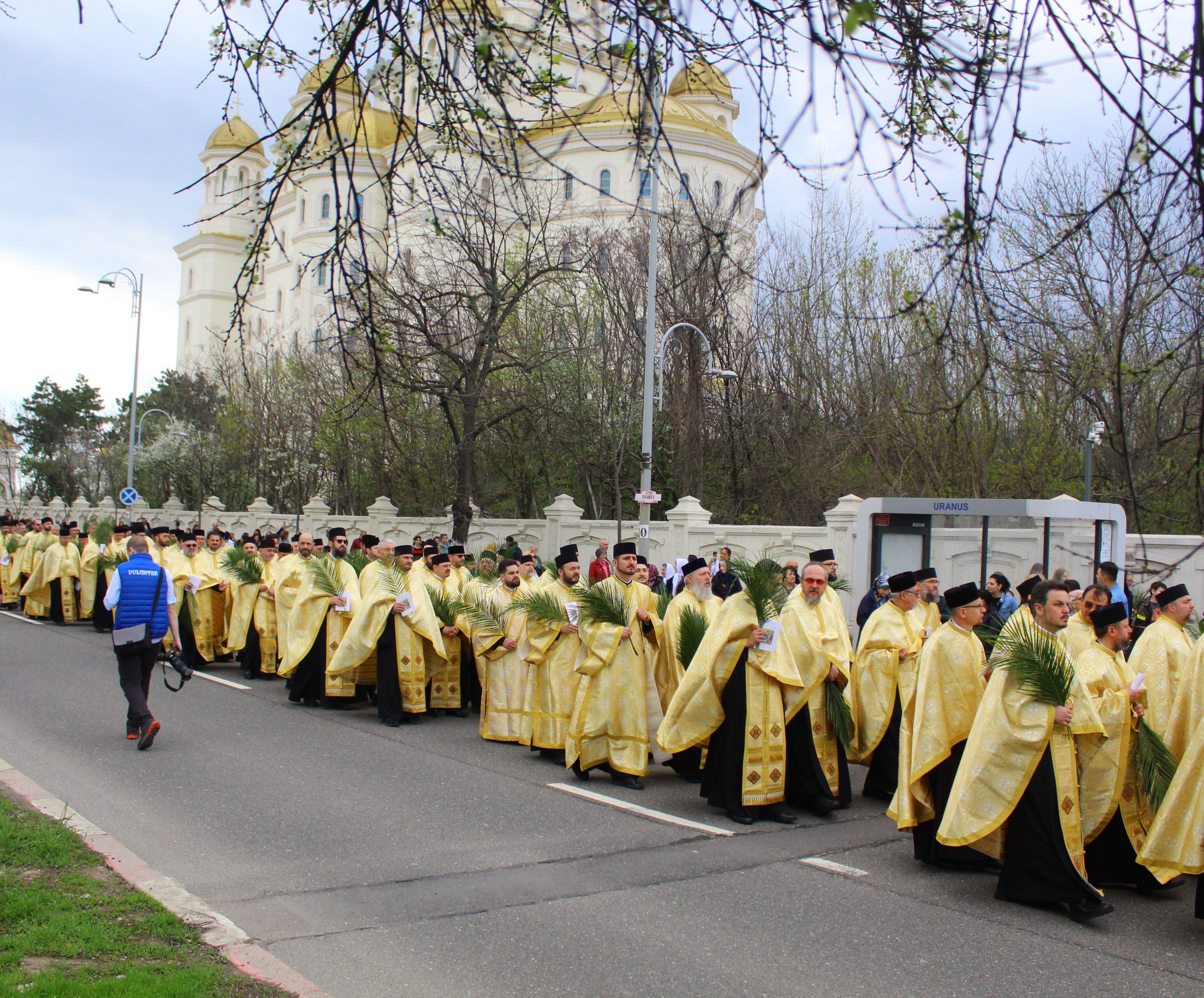 Palm pilgrimage in Romania