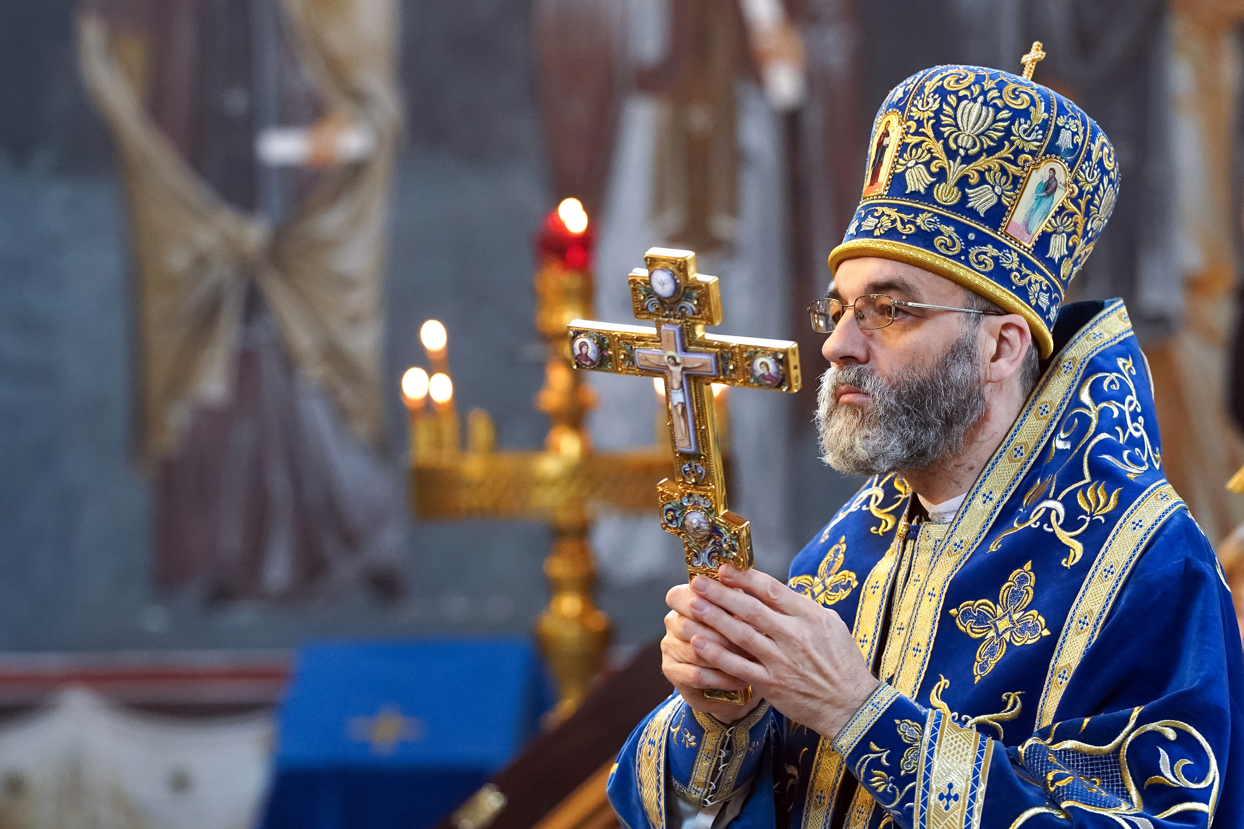 The Annunciation feast in Supraśl Monastery