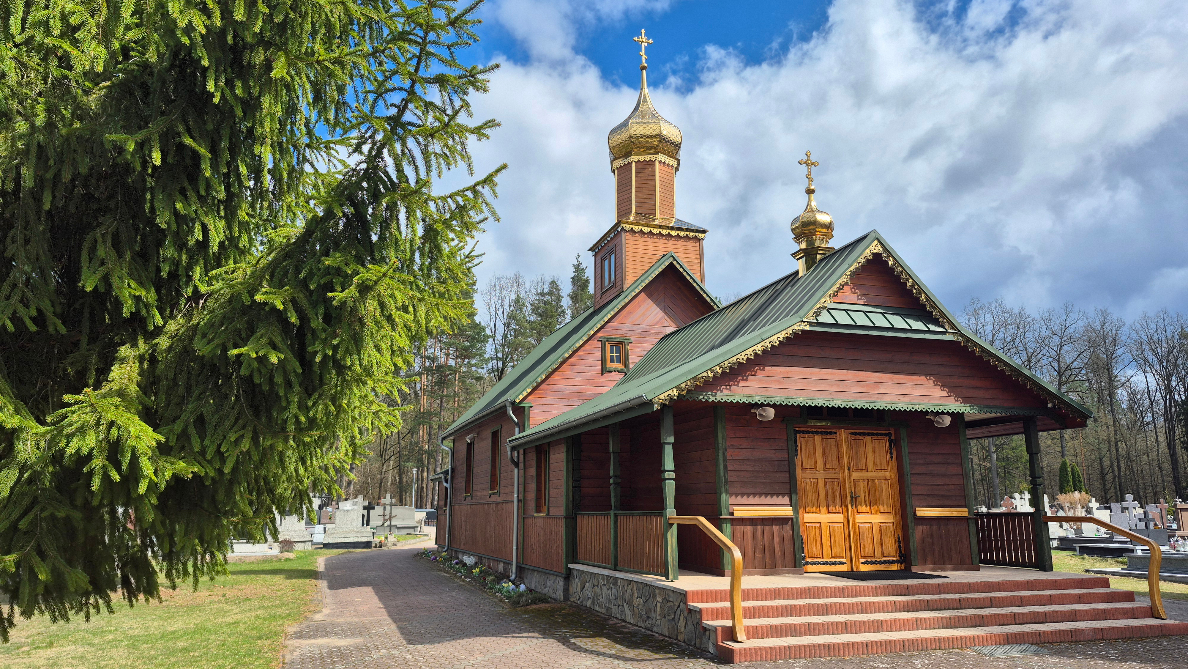The All Saints cementary church in Hajnówka