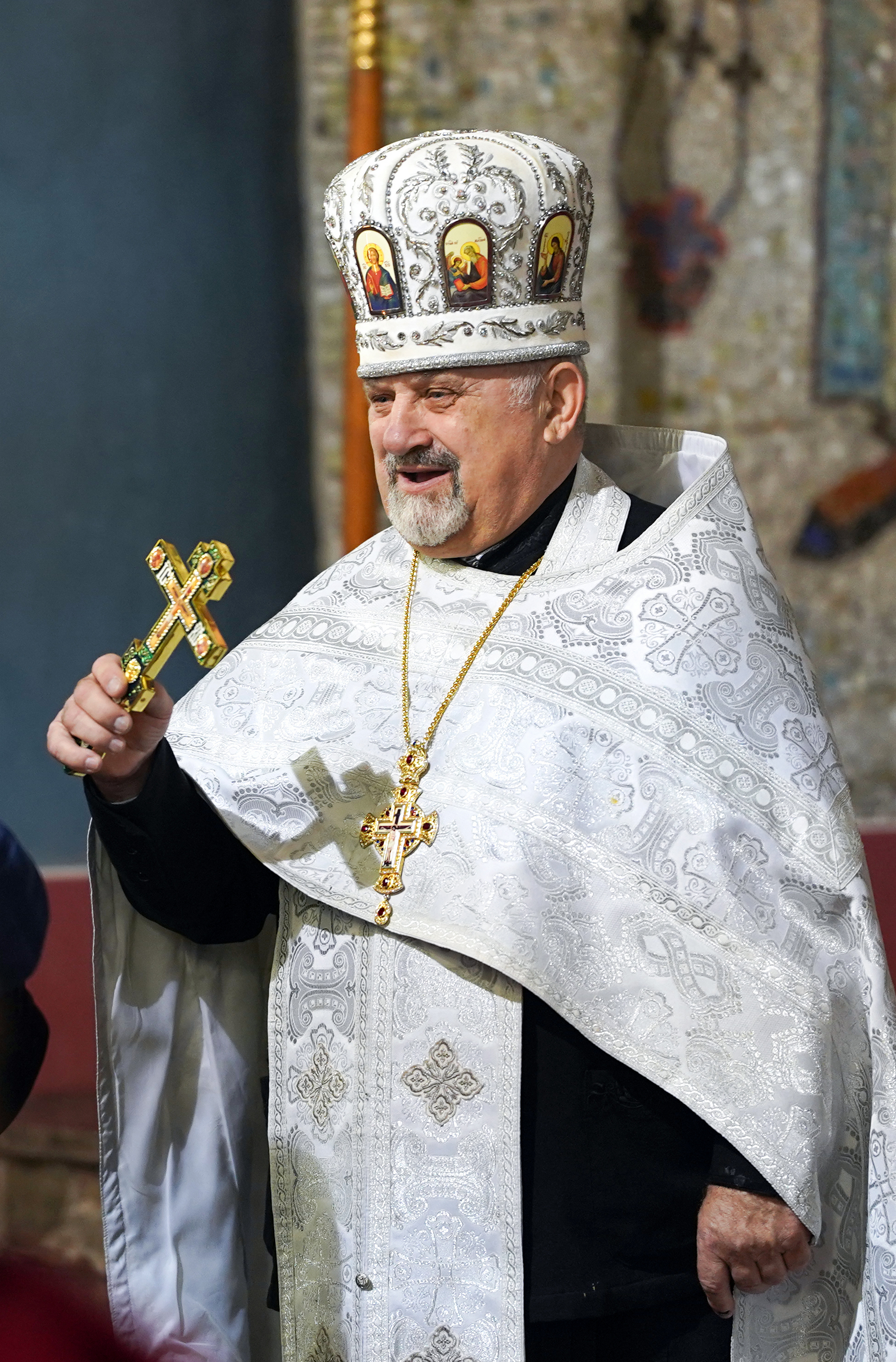 Fr. Jerzy Ackiewicz from the Holy Trinity Cathedral in Hajnówka