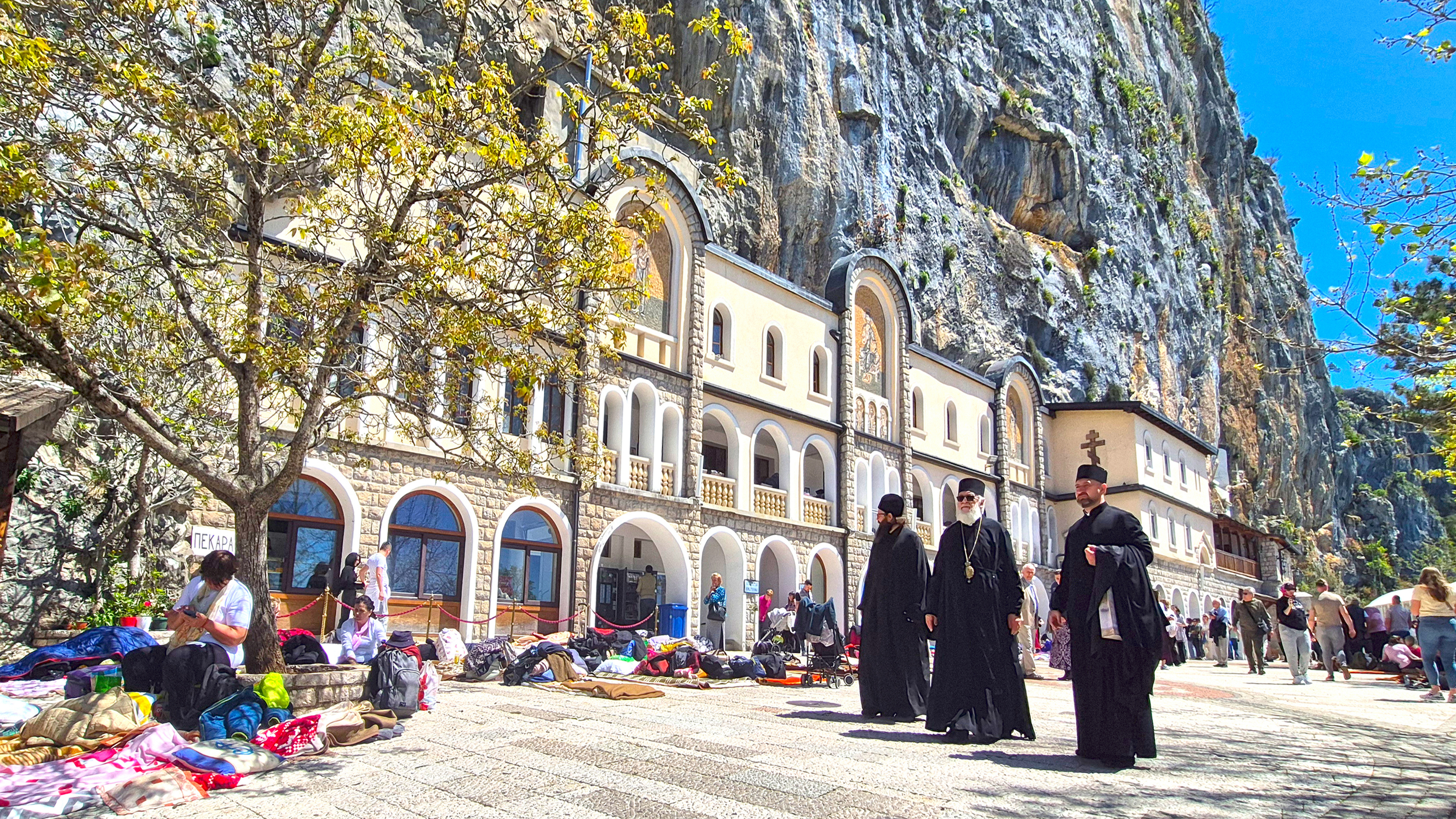 Bishop Warsonofiusz visit to Ostrog Monastery