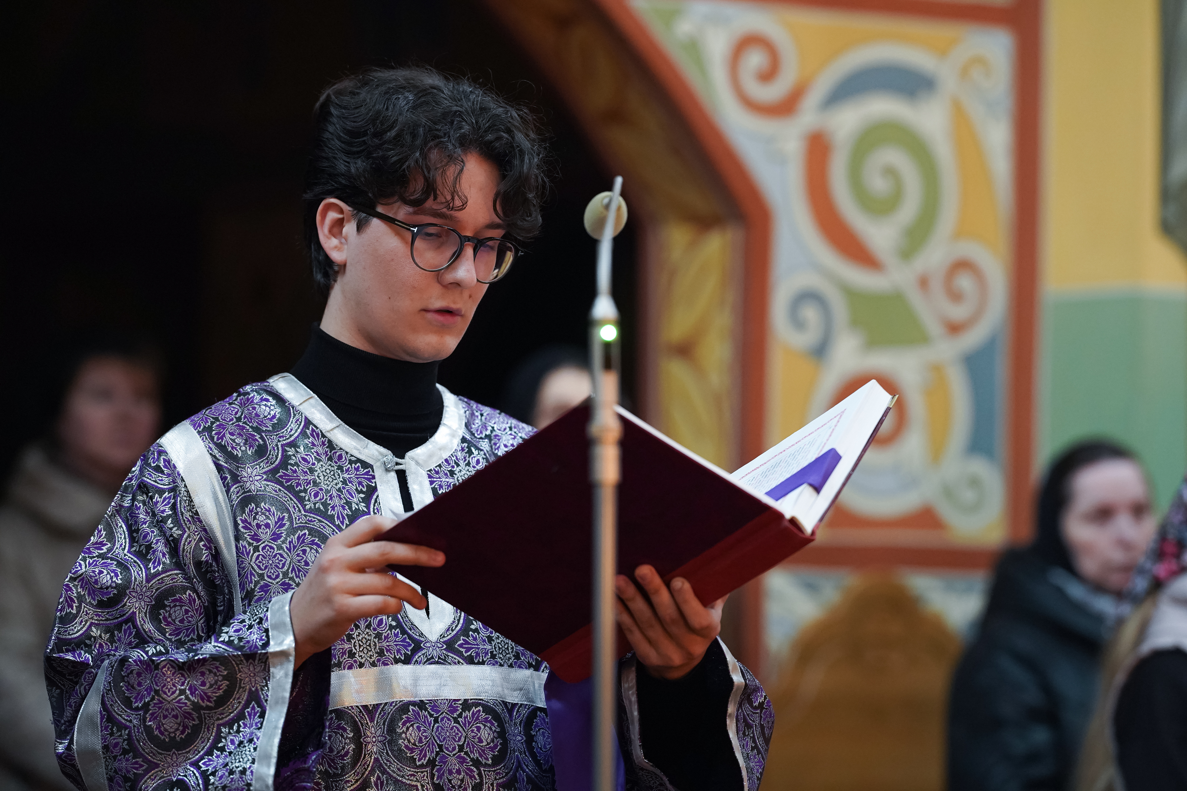 Tha Passion Friday service in Zwierki Convent