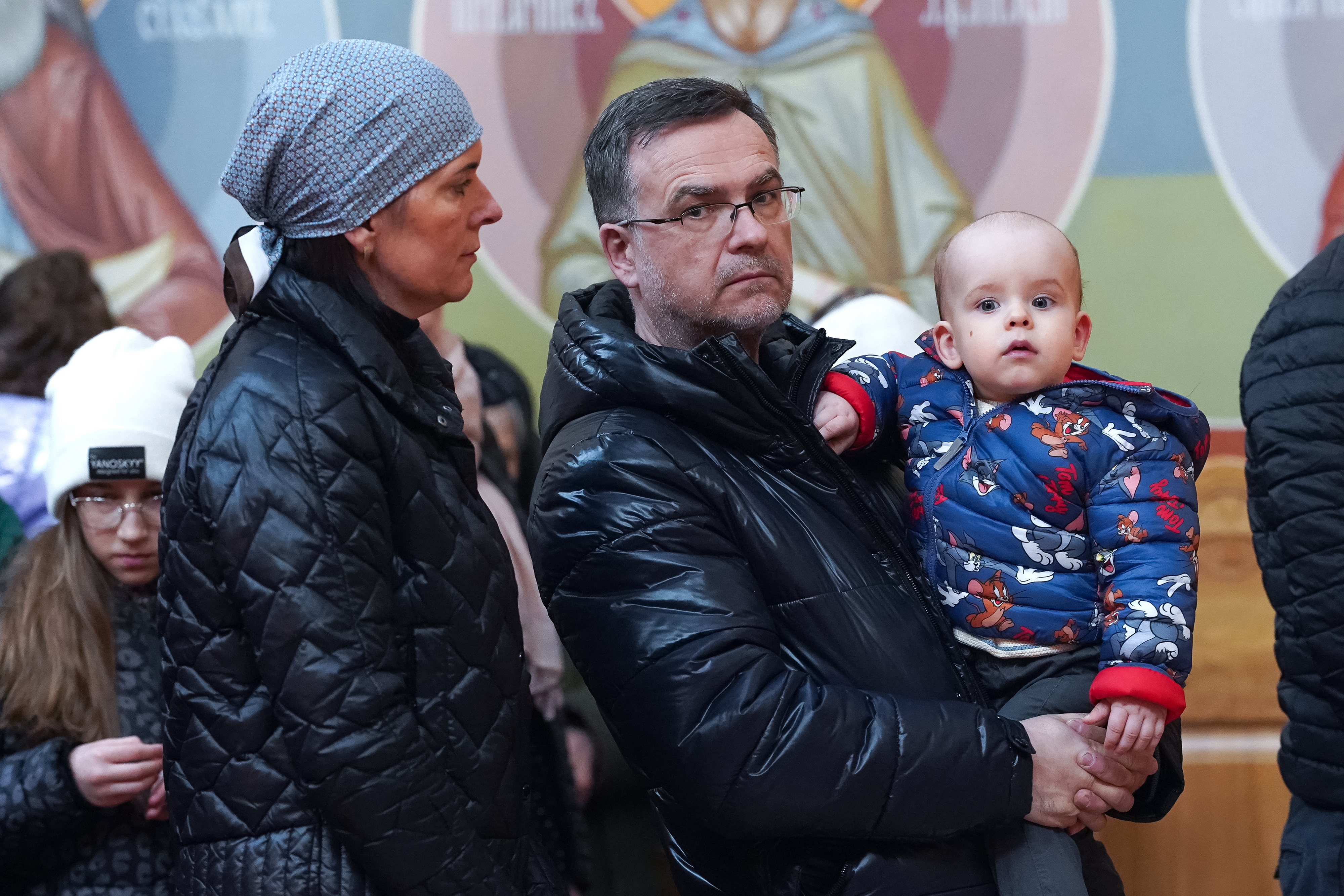 Tha Passion Friday service in Zwierki Convent