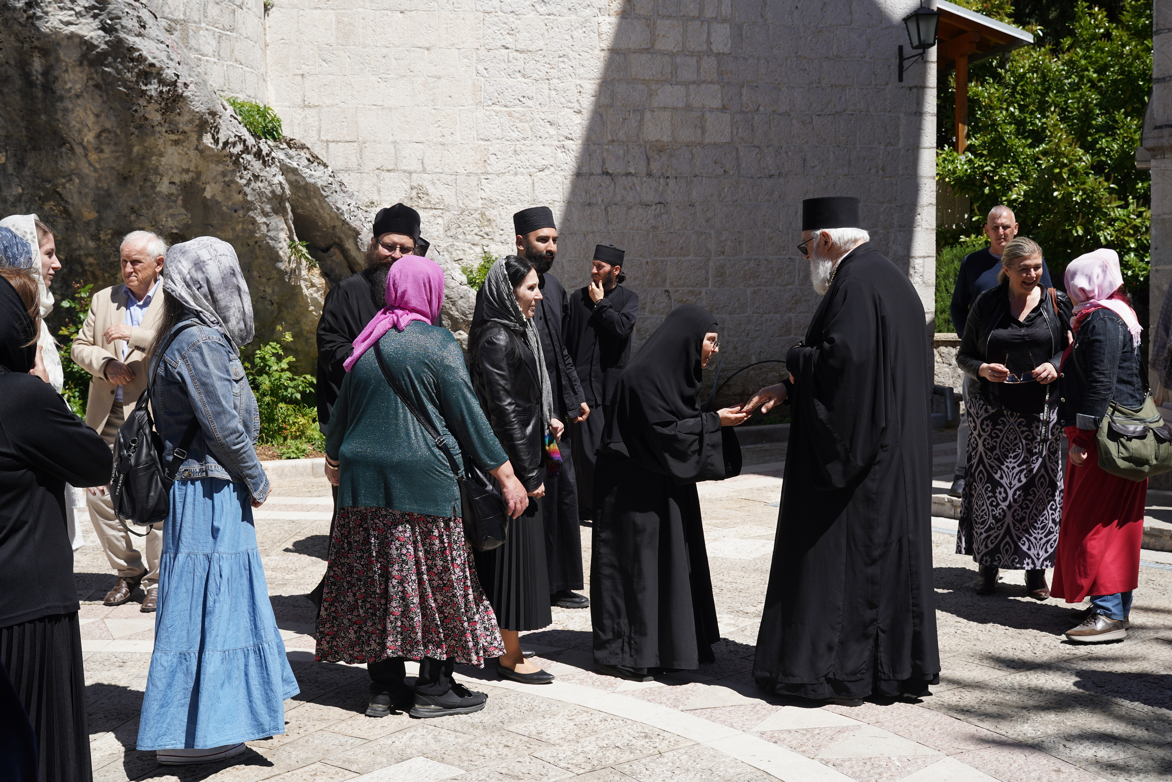 Bishop Warsonofiusz visit to Ostrog Monastery