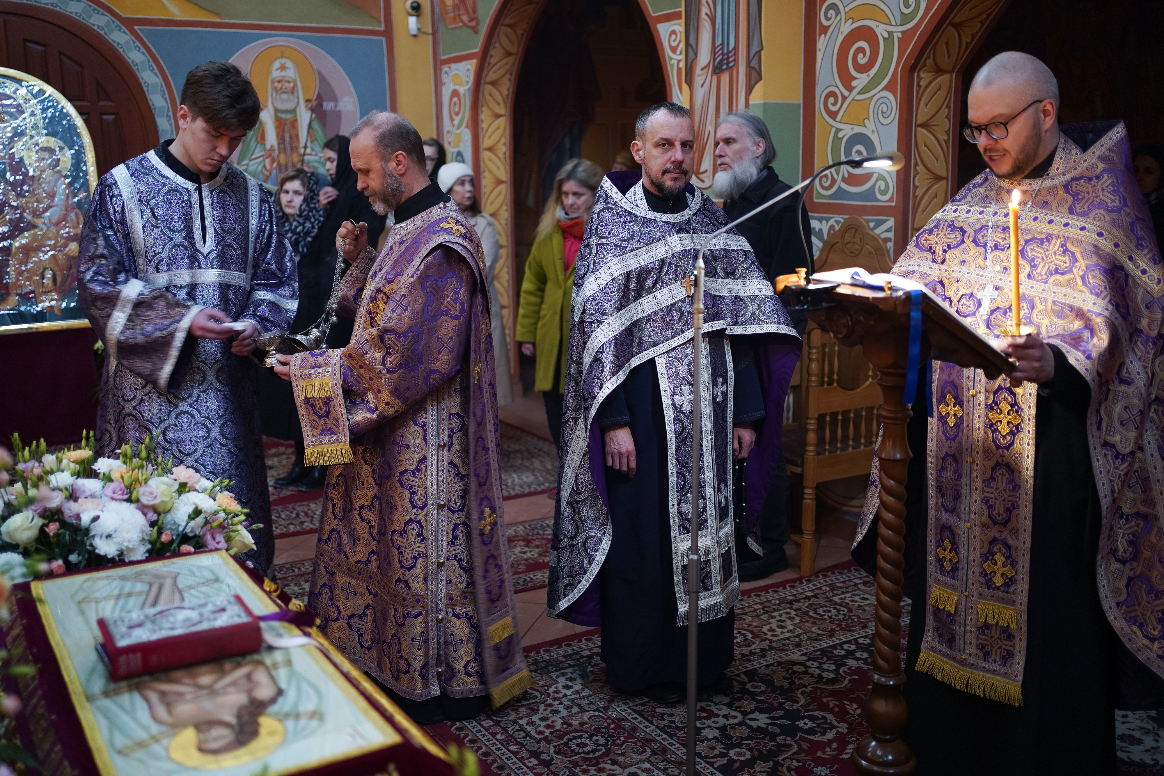The Passion Friday service in Zwierki Convent