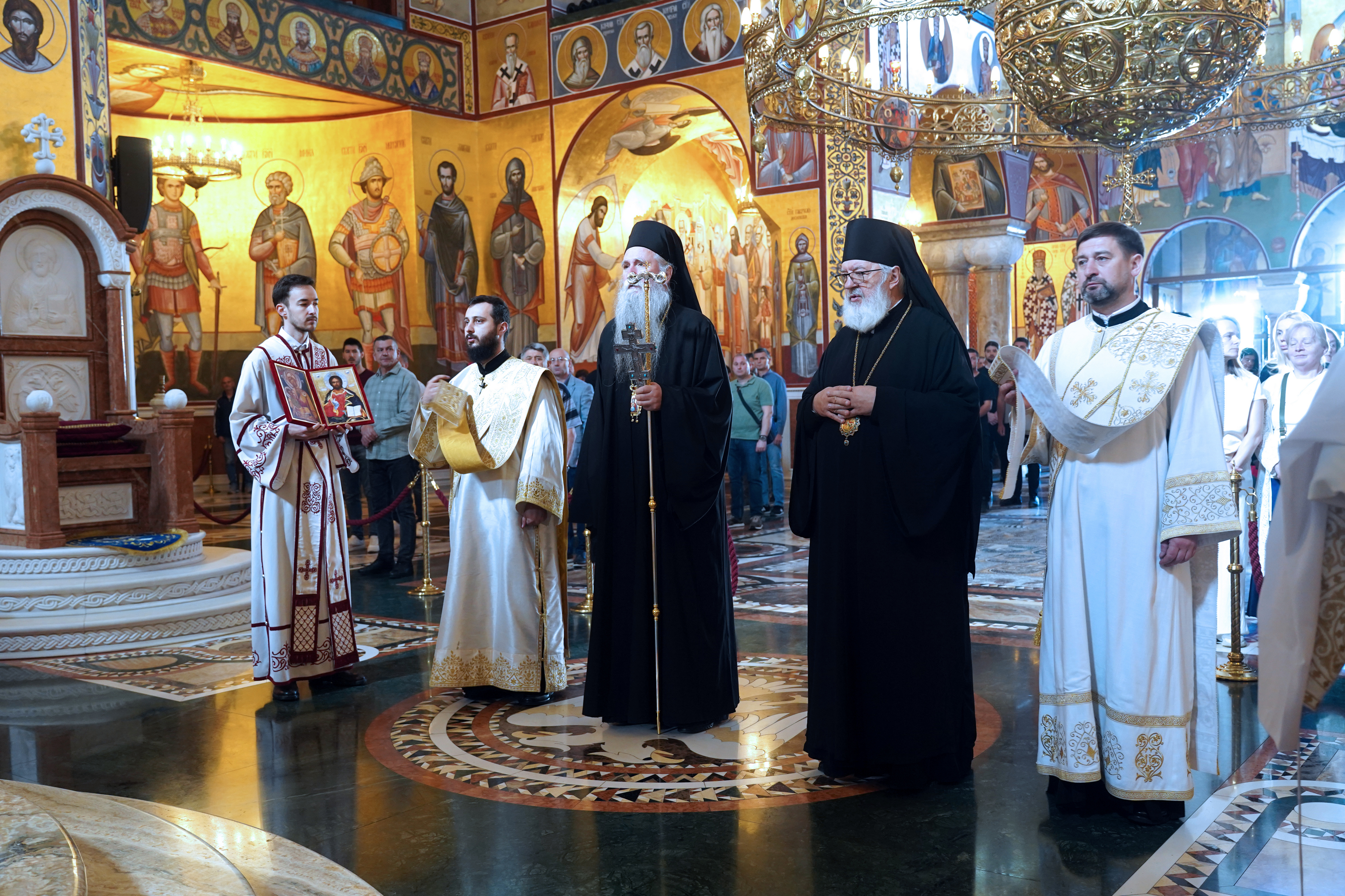The Divine Liturgy in Ressurection Cathedral in Podgorica