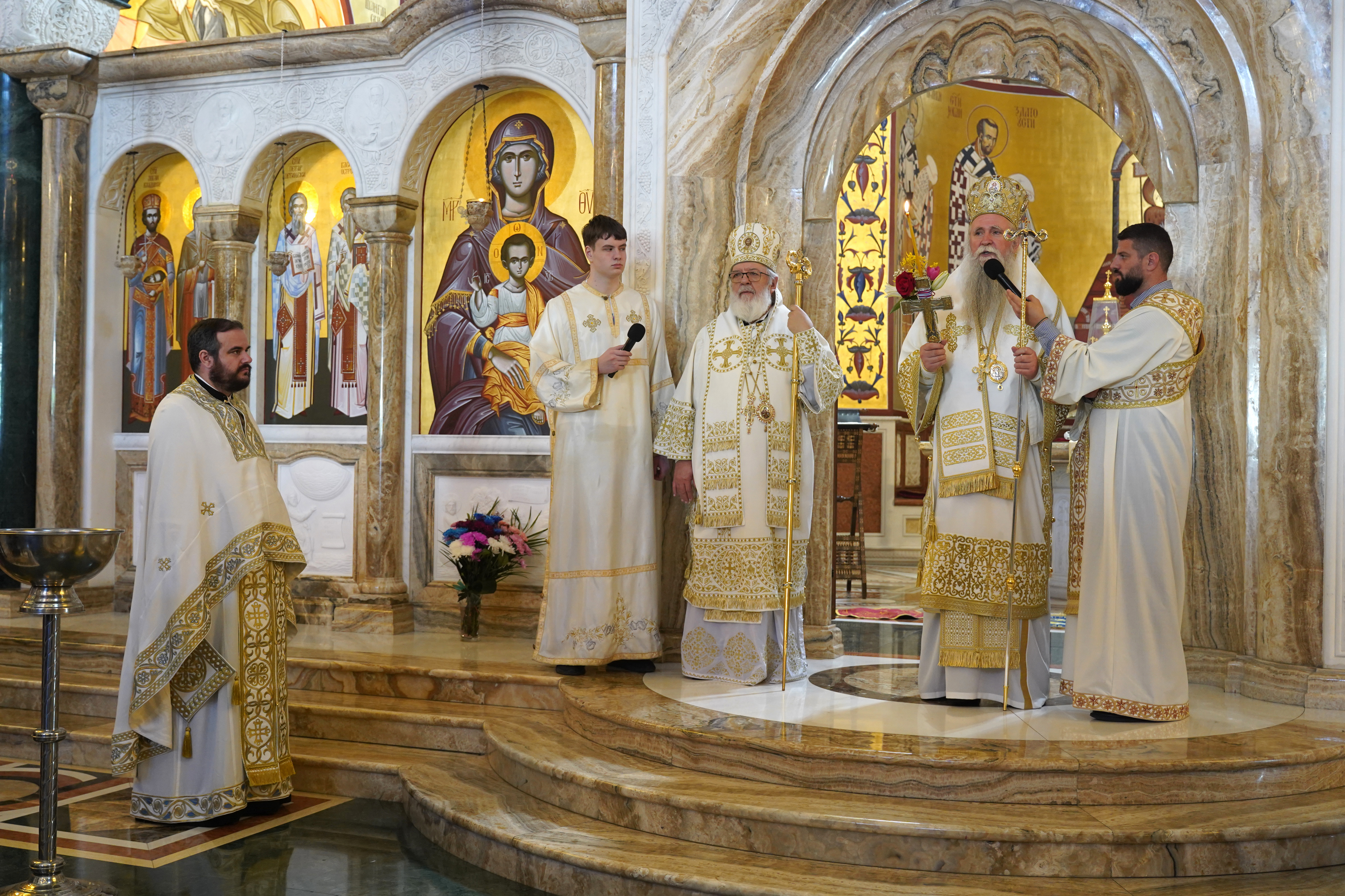 The Divine Liturgy in Ressurection Cathedral in Podgorica