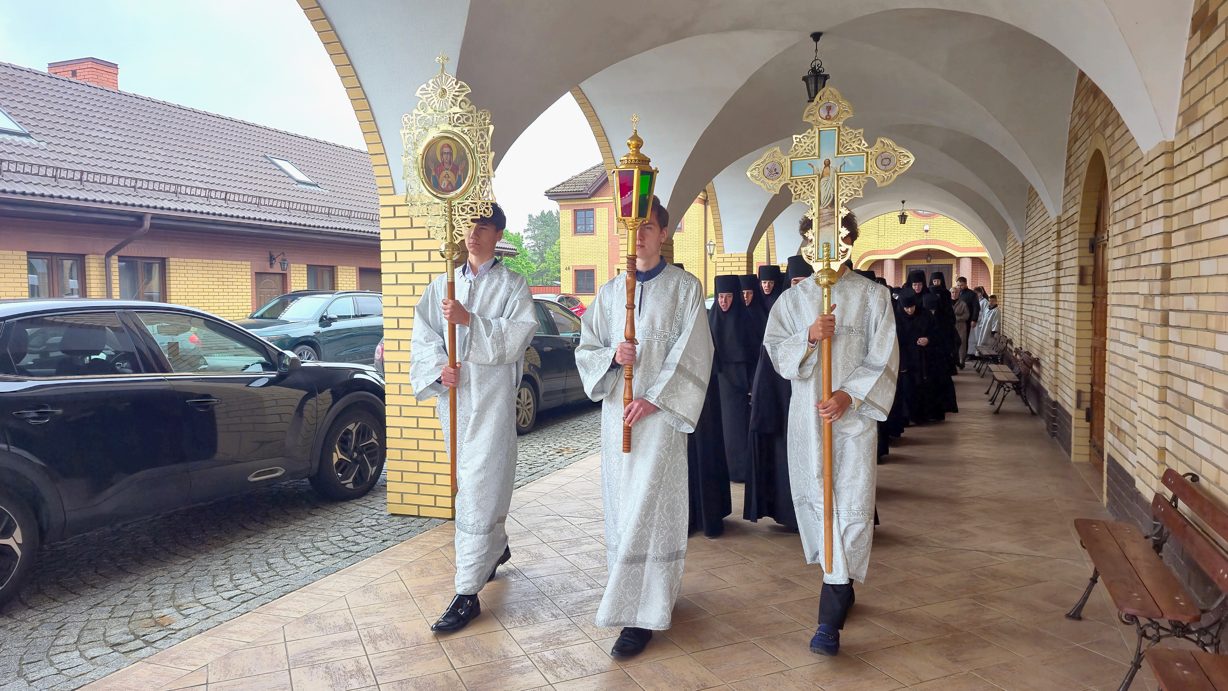 The blind man Sunday in Zwierki Convent