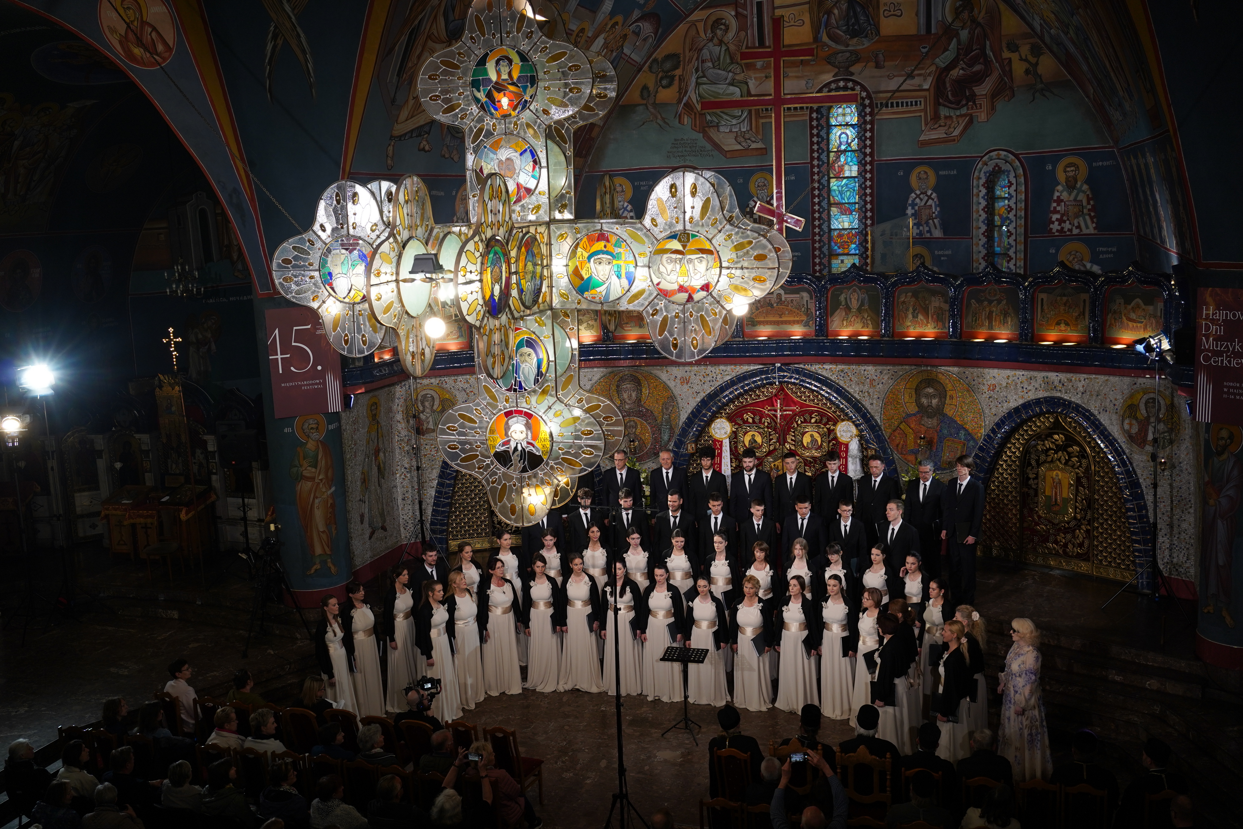St. Mark Choir of Ressurection Cathedral in Podgorica at 45. Hajnówka Church Music Festival 