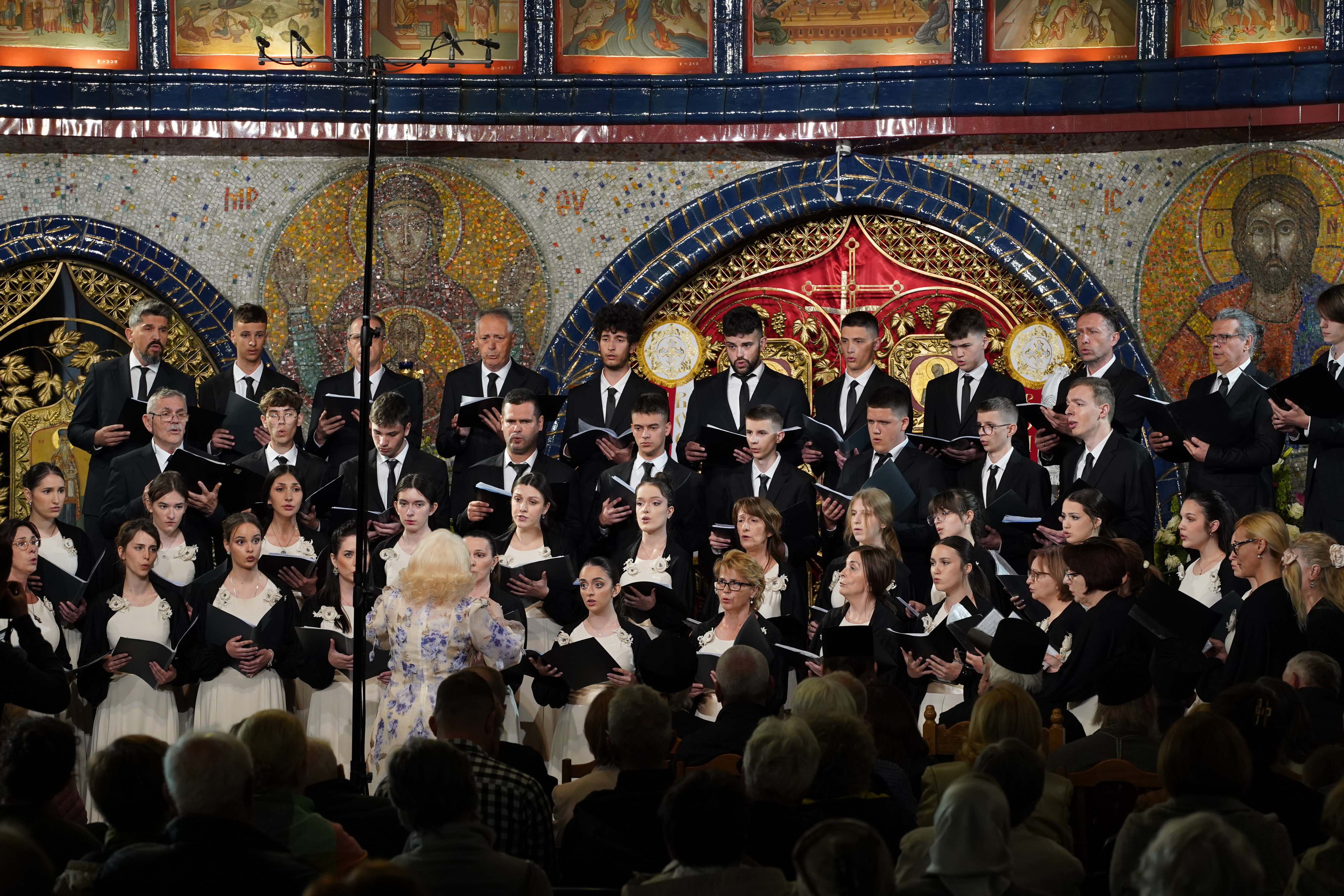 St. Mark Choir of Ressurection Cathedral in Podgorica at 45. Hajnówka Church Music Festival 
