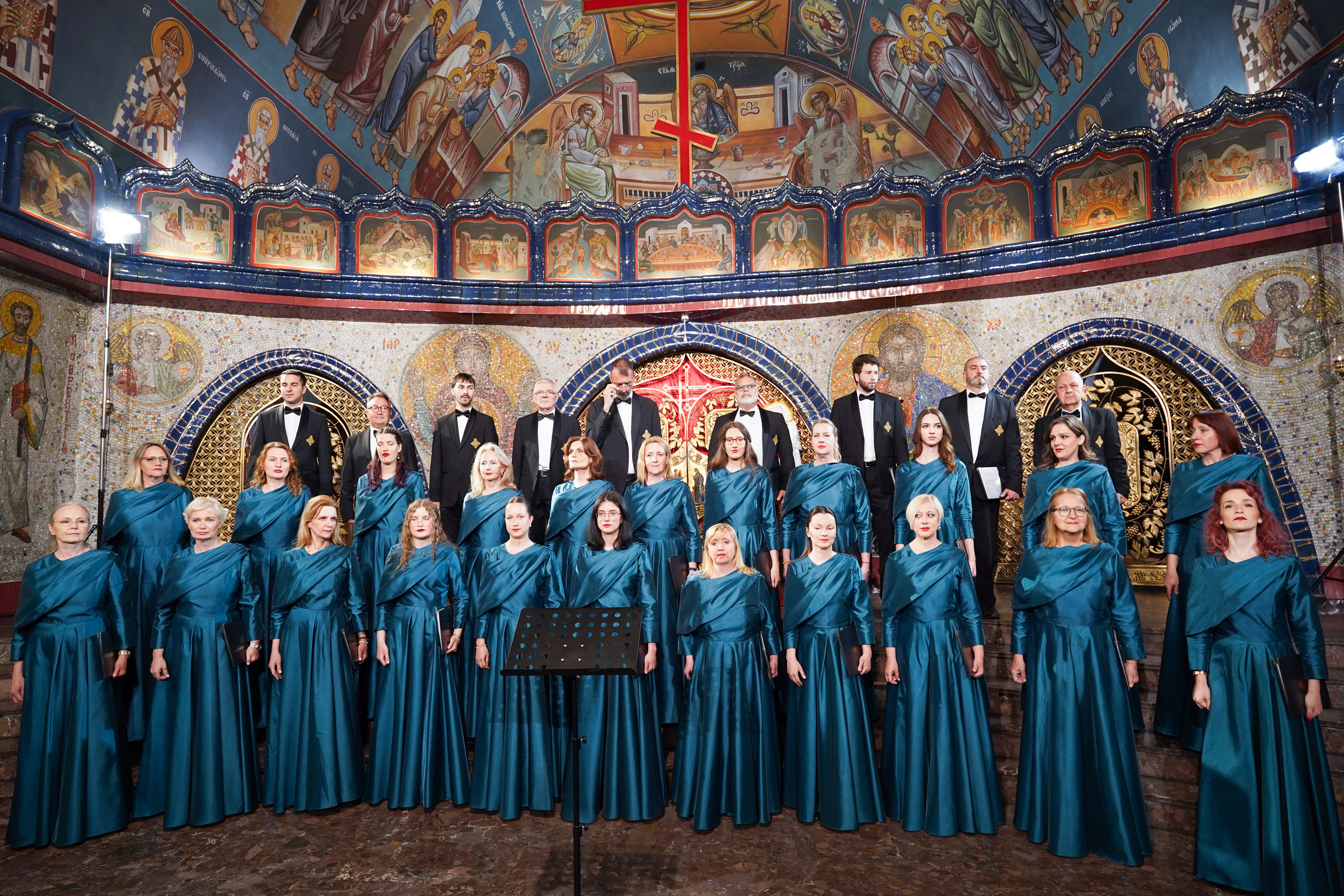 Choir of the 1st Belgrade Singing Society from Belgrade at 45 Festival of Orthodox Church Music