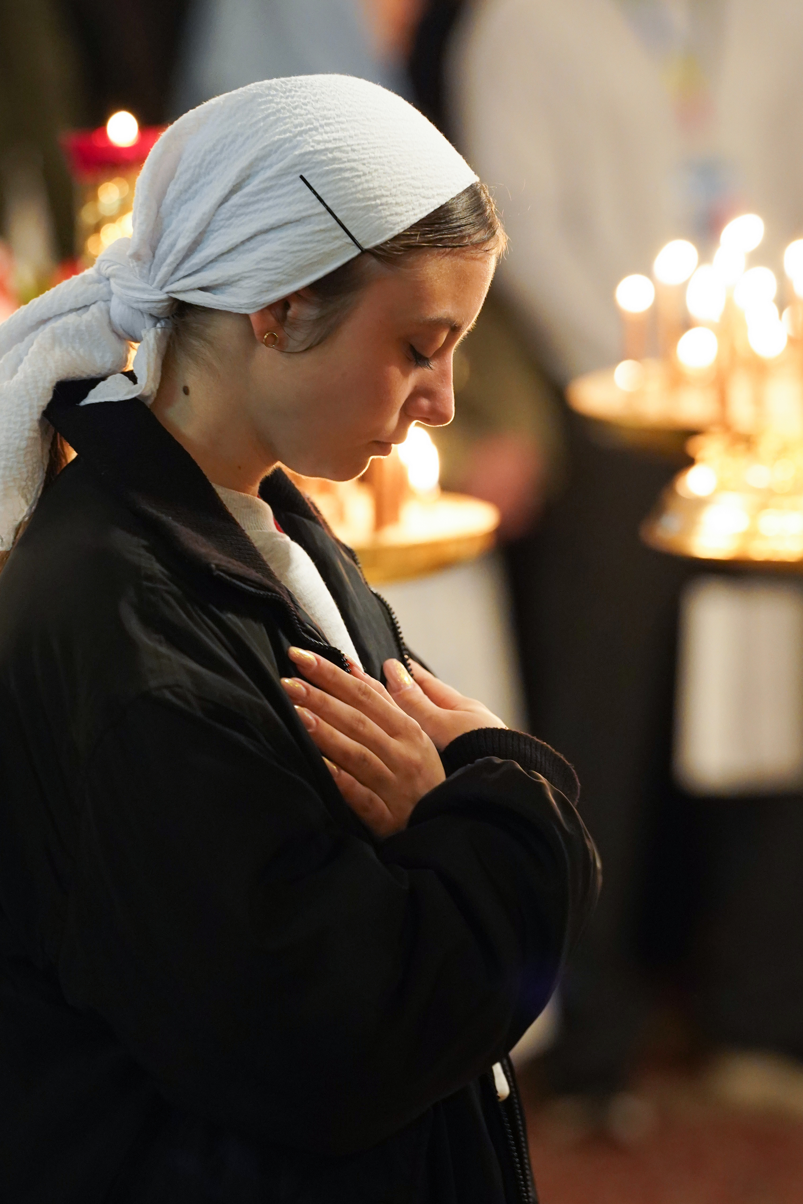 The Divine Liturgy in Transfiguration church at Holy Mountain of Grabarka