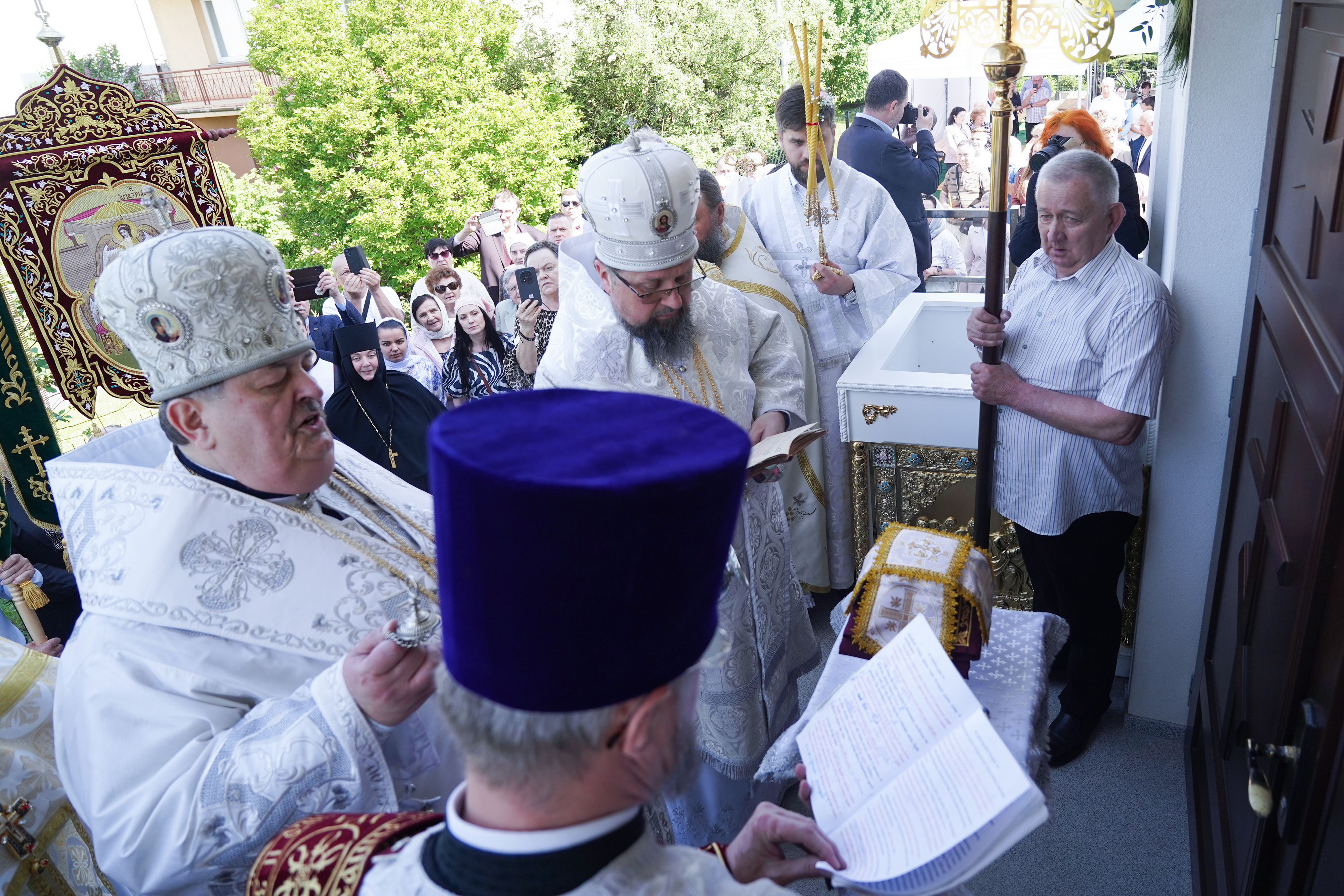 The consecration of St. Spiridon Orthodox church in Mińsk Mazowiecki
