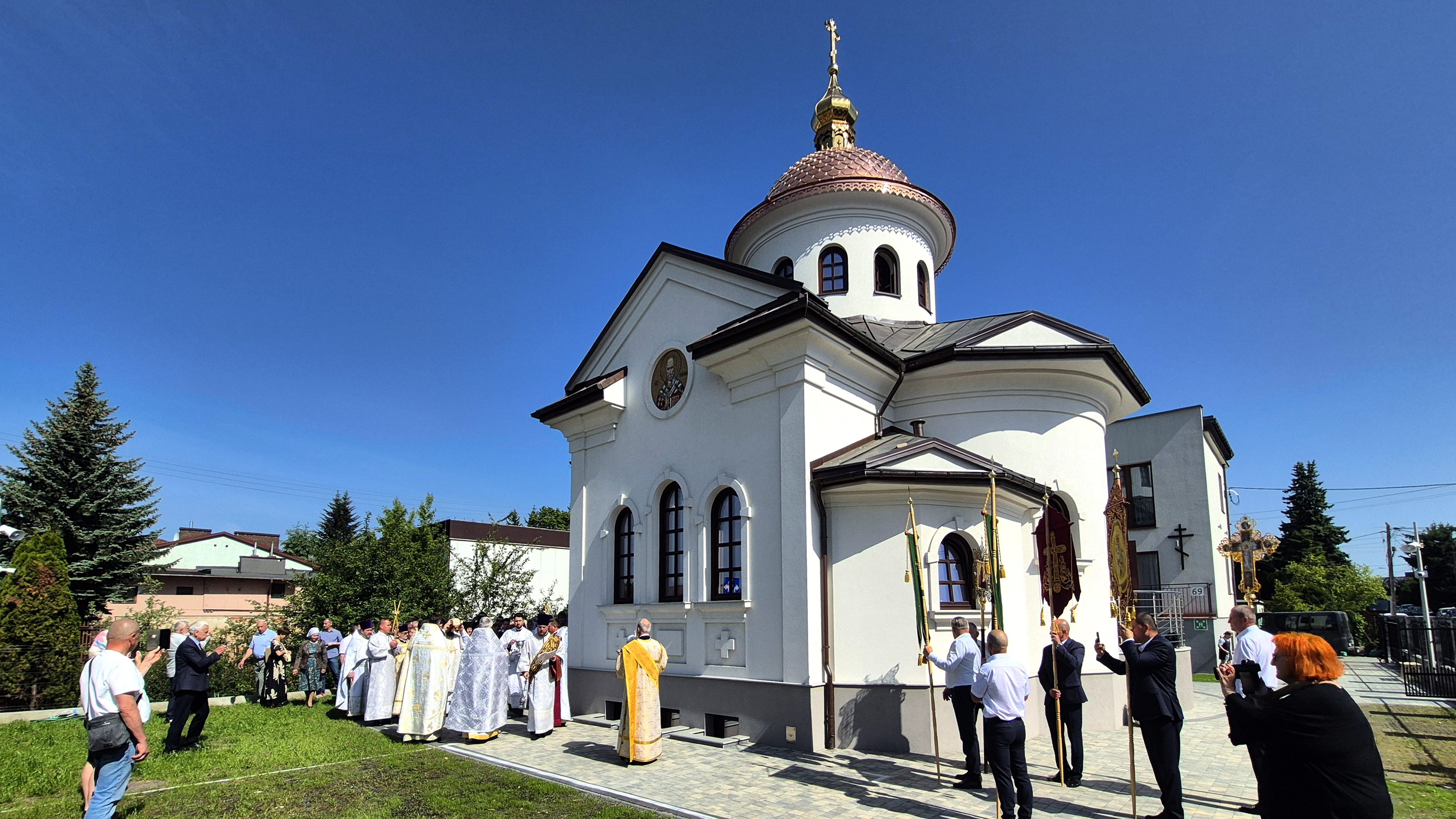 The consecration of St. Spiridon Orthodox church in Mińsk Mazowiecki  