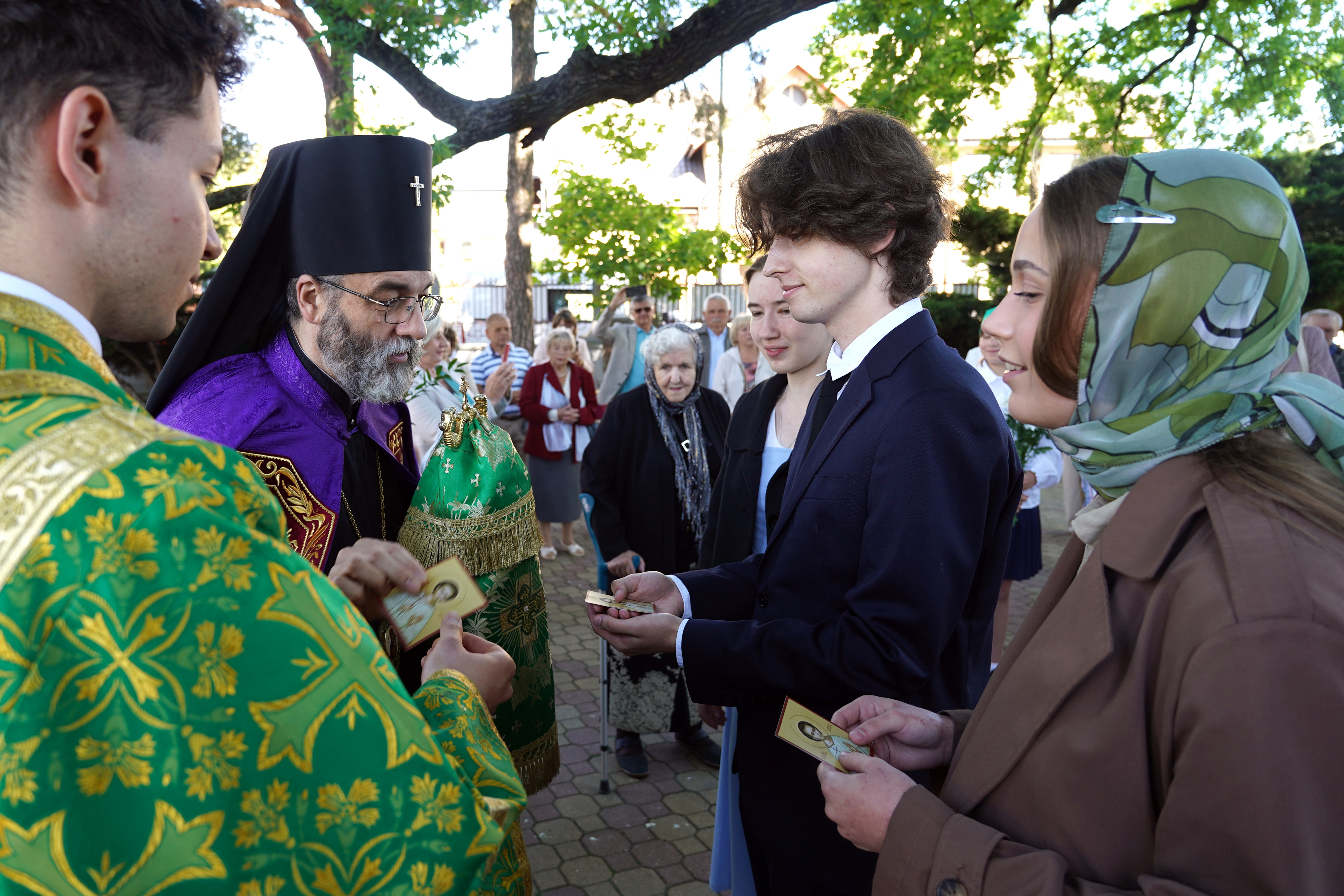 The Holy Spirit feast in the Holy Spirit Orthodox church in Białystok