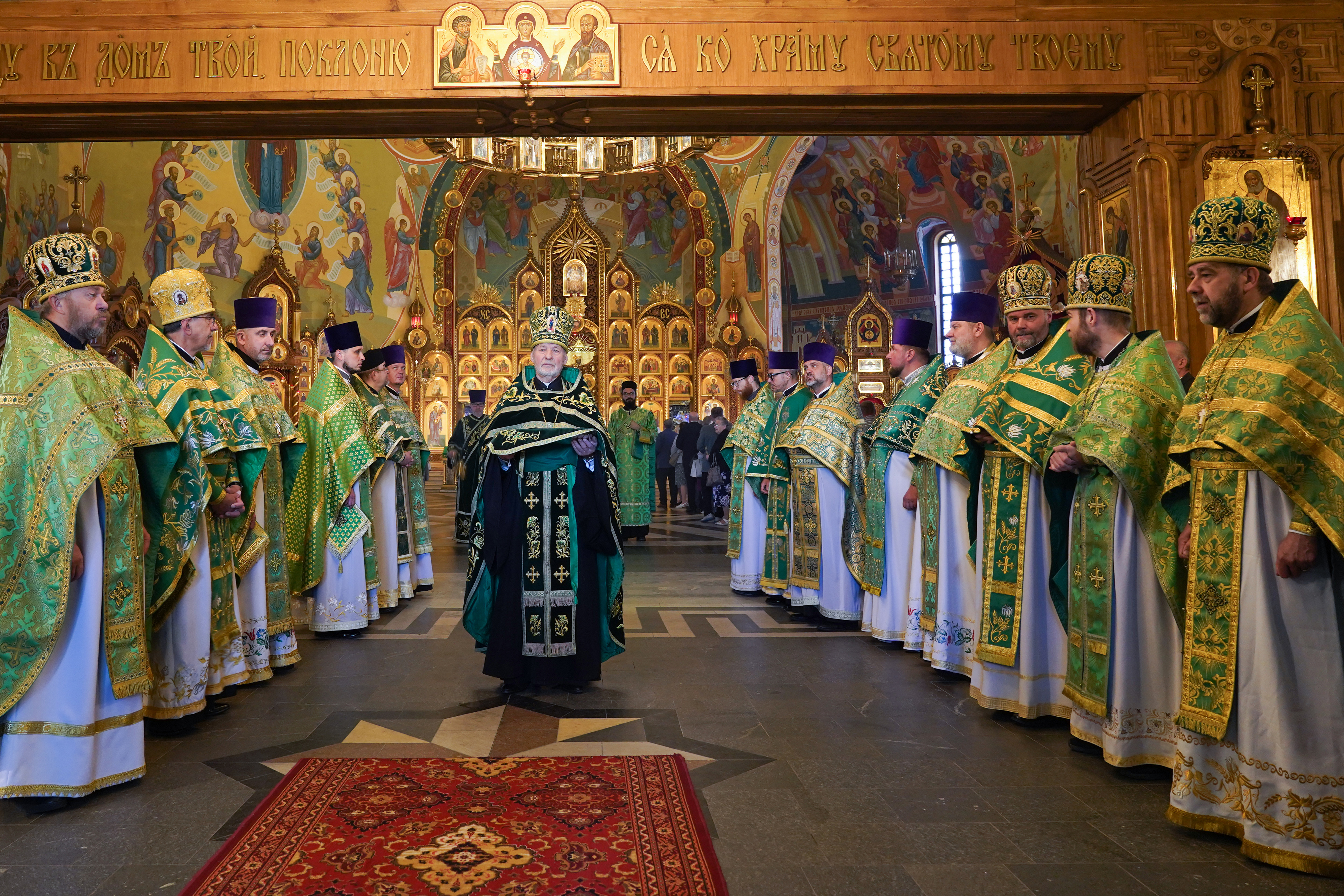 The Holy Spirit feast in the Holy Spirit Orthodox church in Białystok