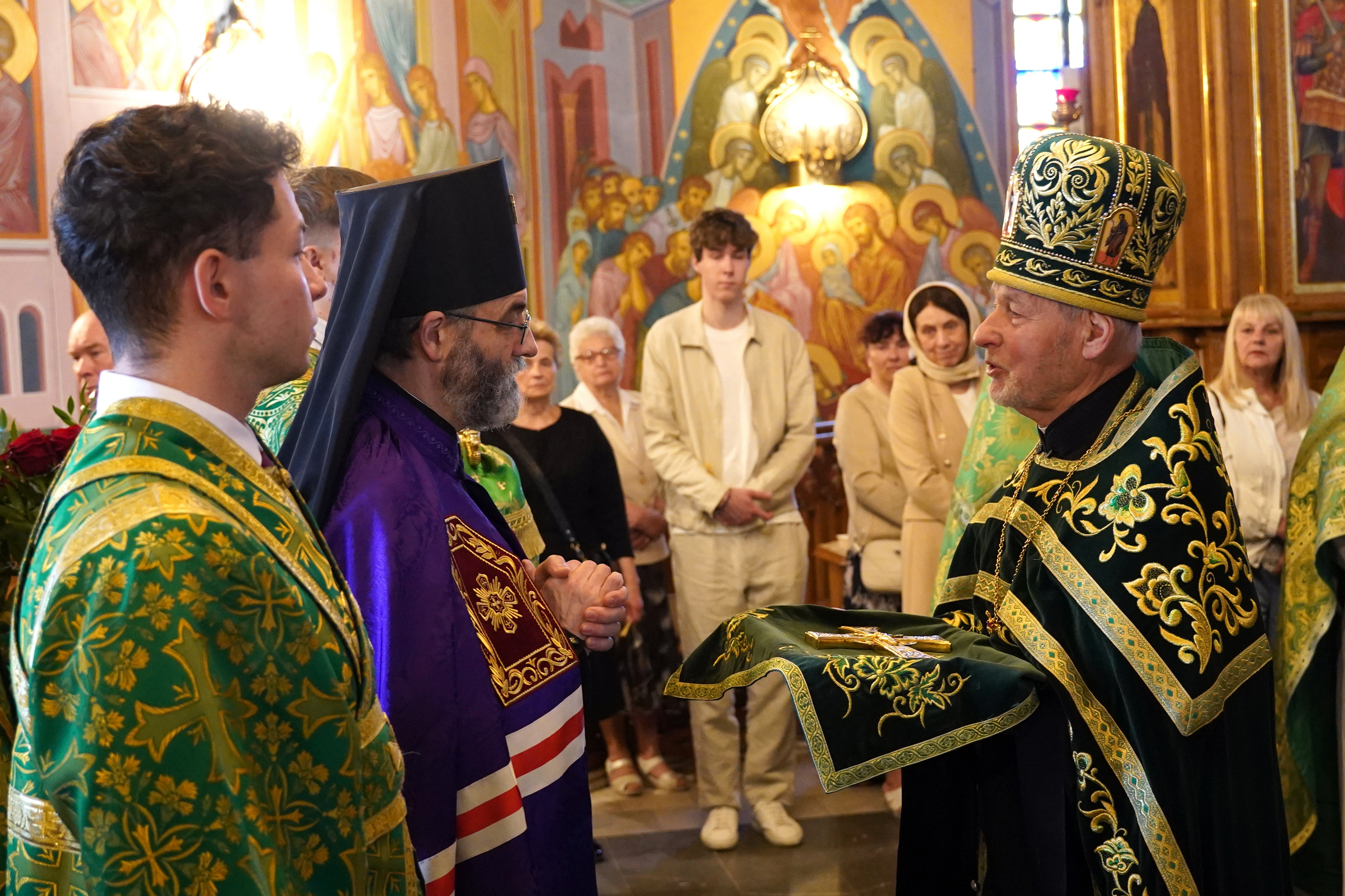 The Holy Spirit feast in the Holy Spirit Orthodox church in Białystok