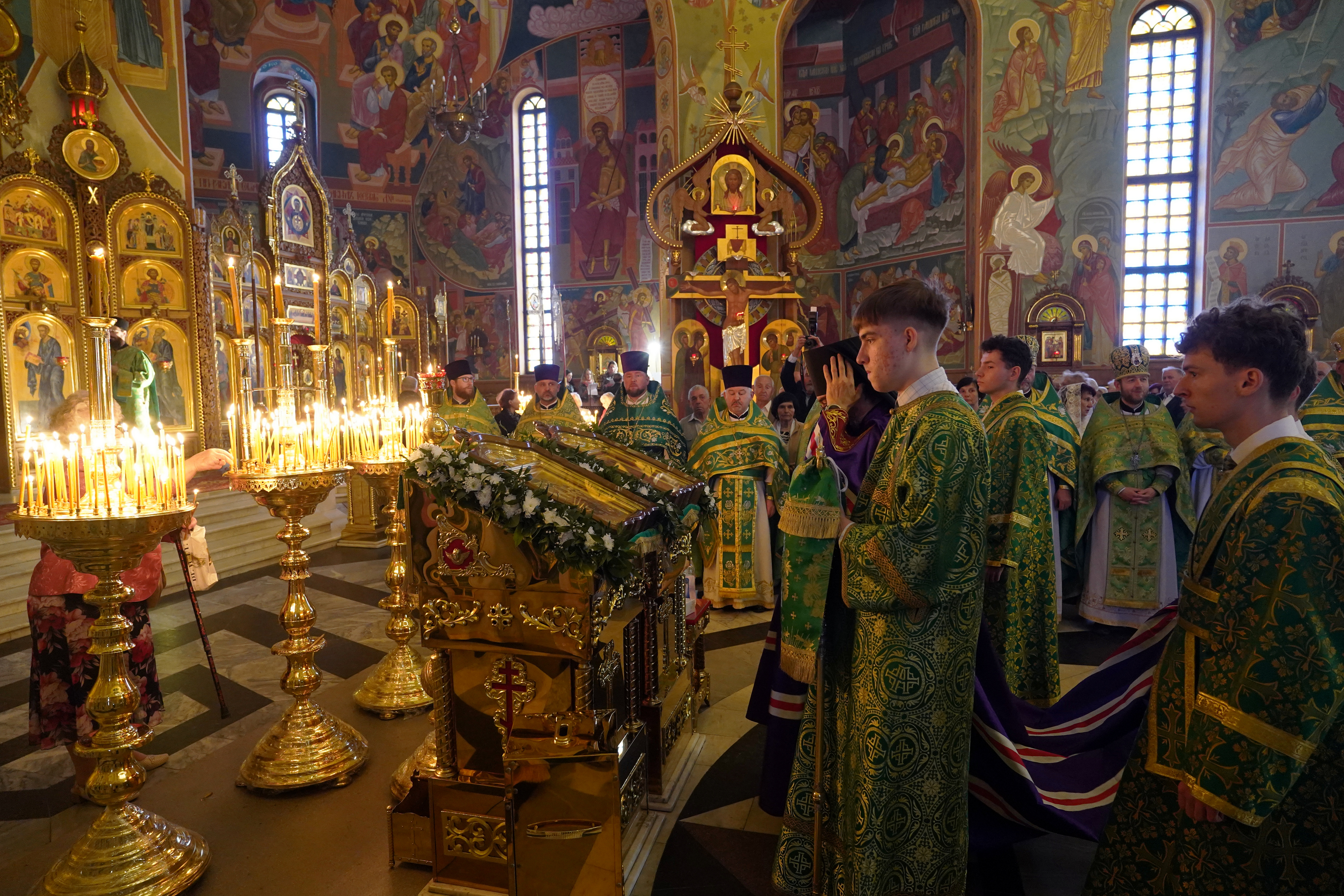The Holy Spirit feast in the Holy Spirit Orthodox church in Białystok 