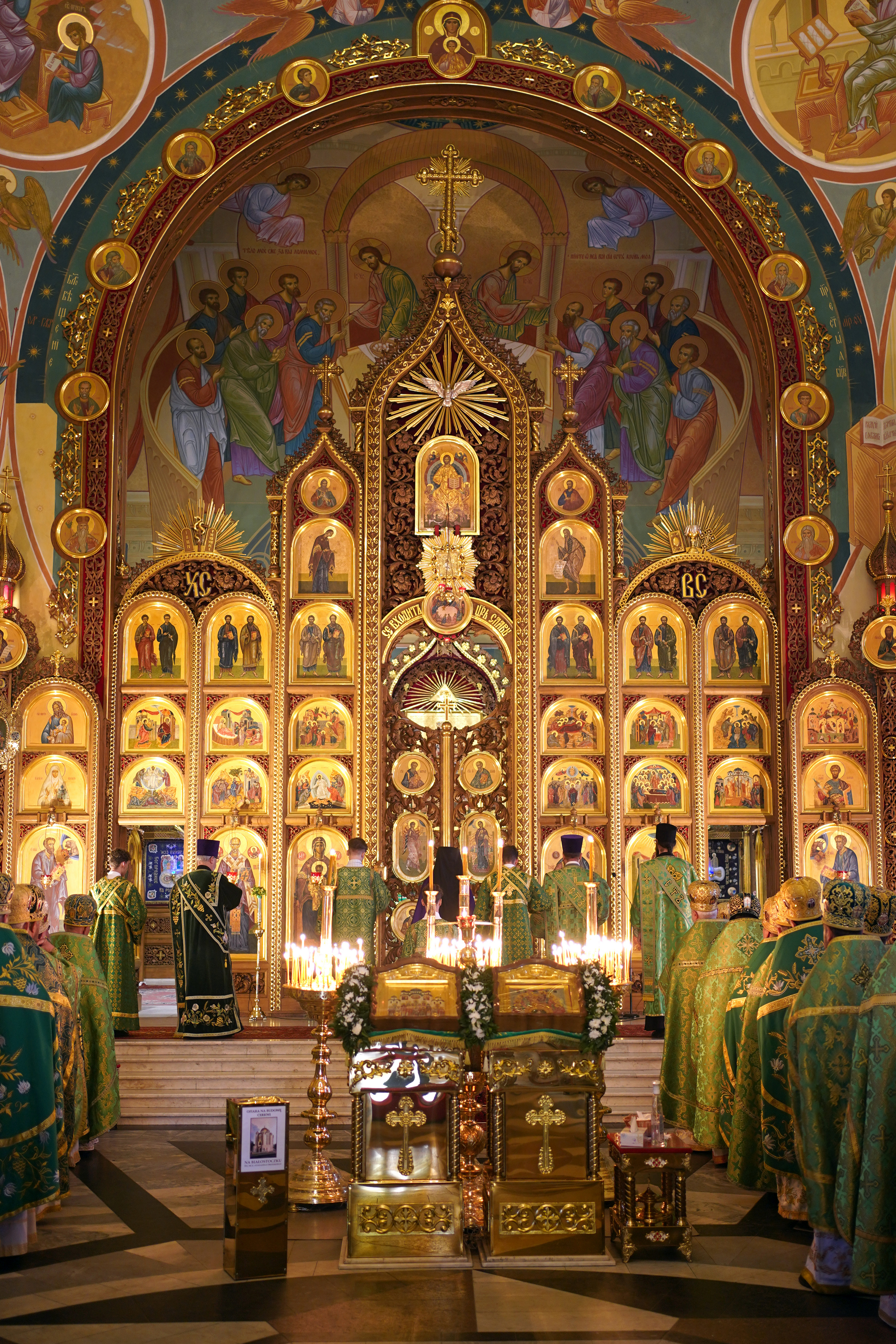 The Holy Spirit feast in the Holy Spirit Orthodox church in Białystok 