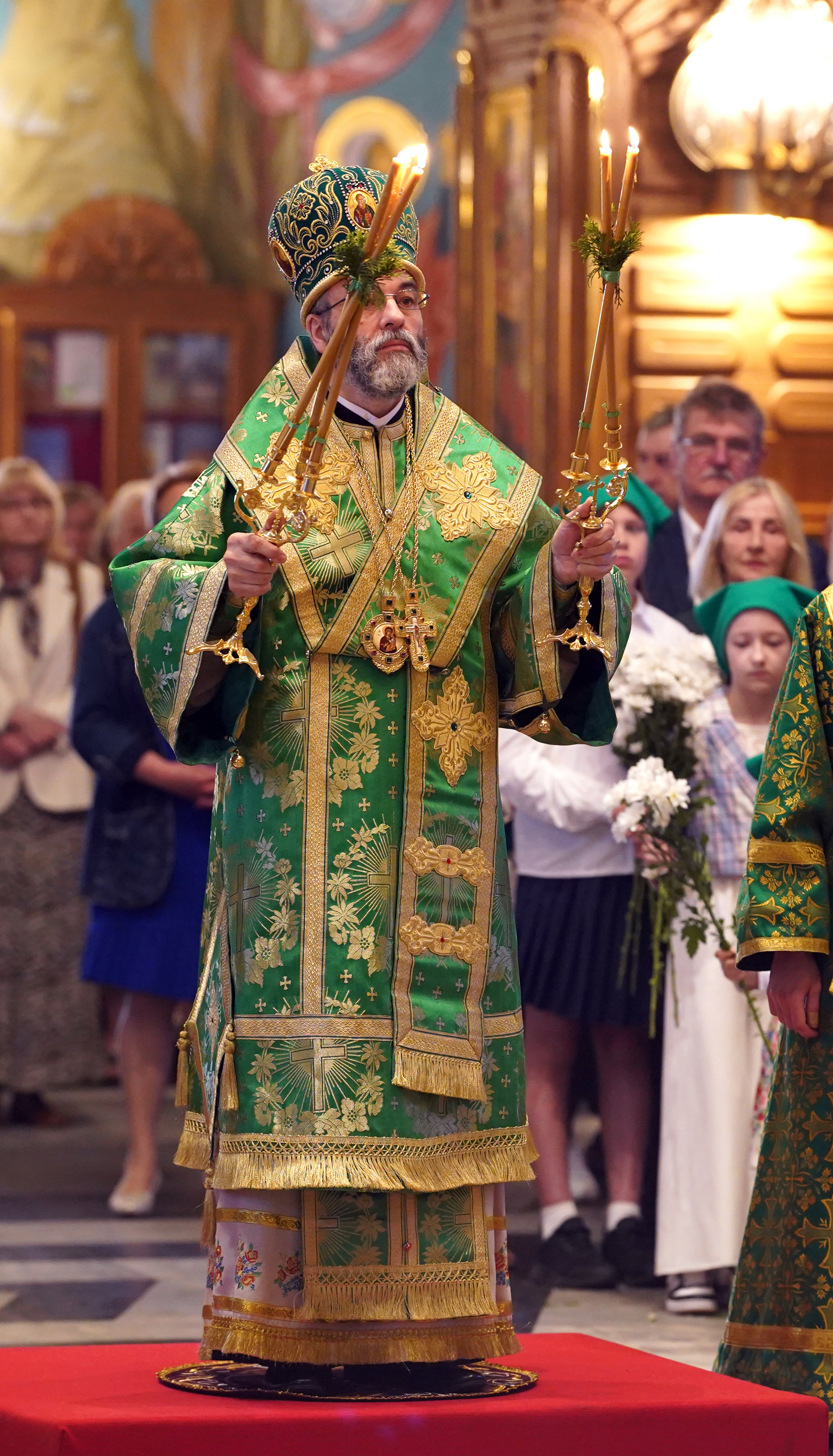 The Holy Spirit feast in the Holy Spirit Orthodox church in Białystok 