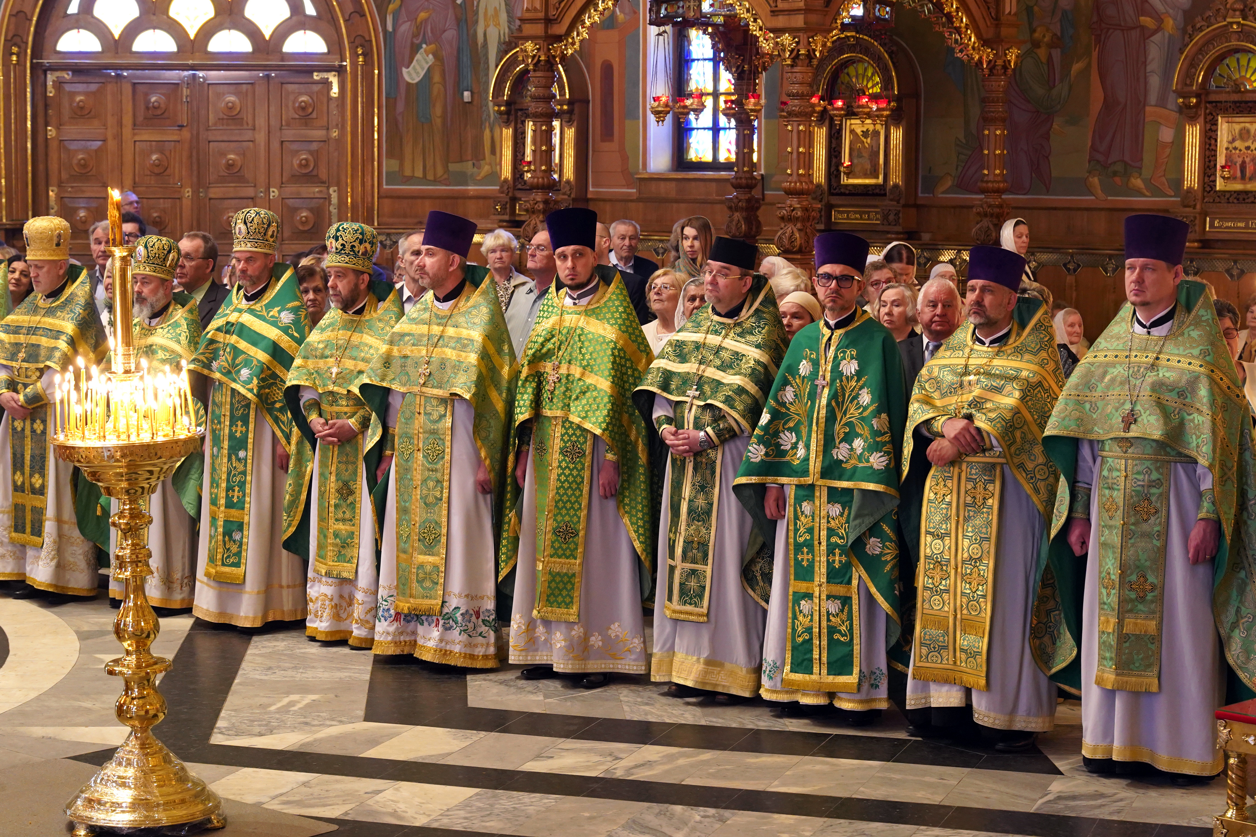 The Holy Spirit feast in the Holy Spirit Orthodox church in Białystok 
