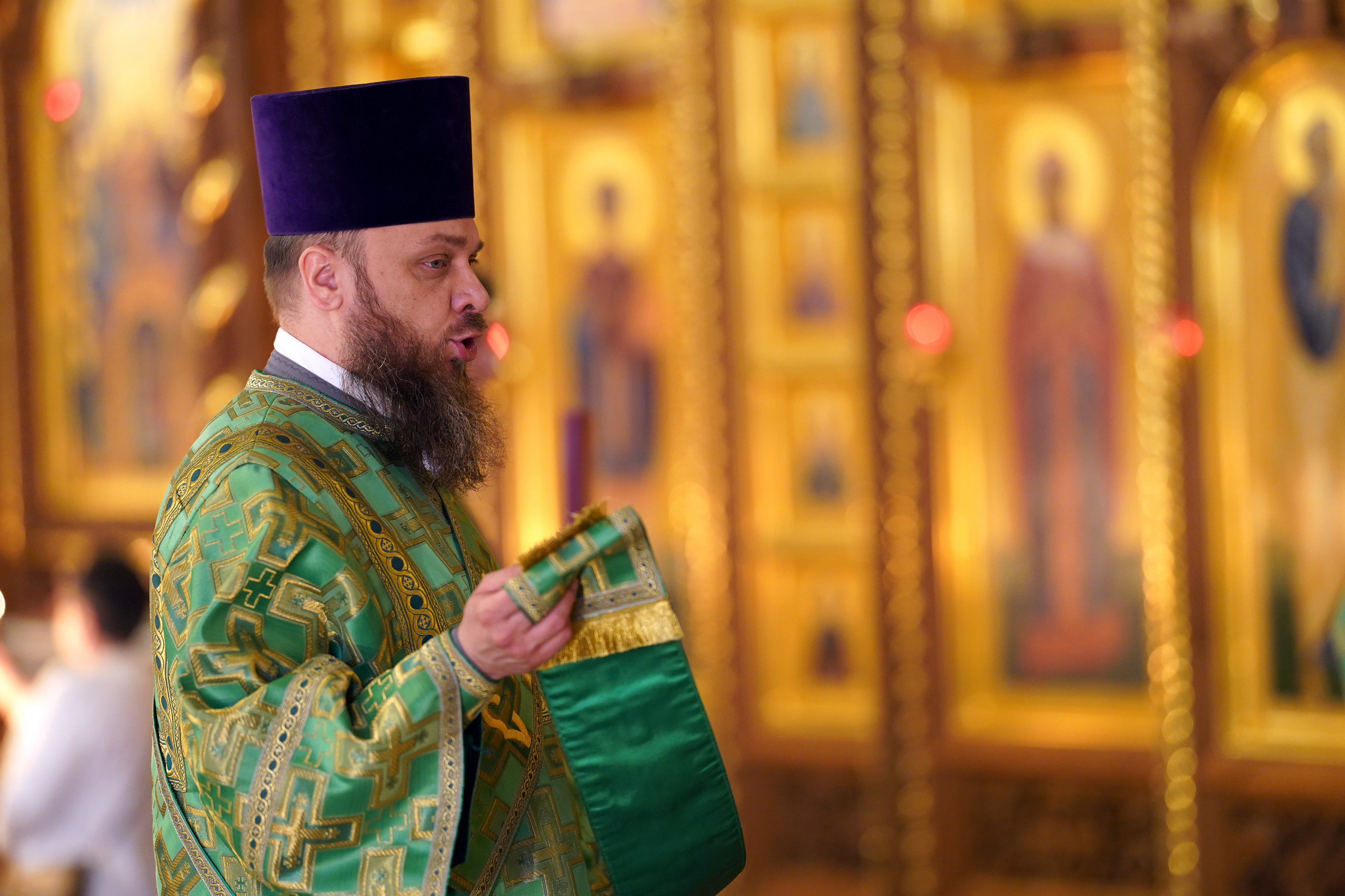 The Holy Spirit feast in the Holy Spirit Orthodox church in Białystok