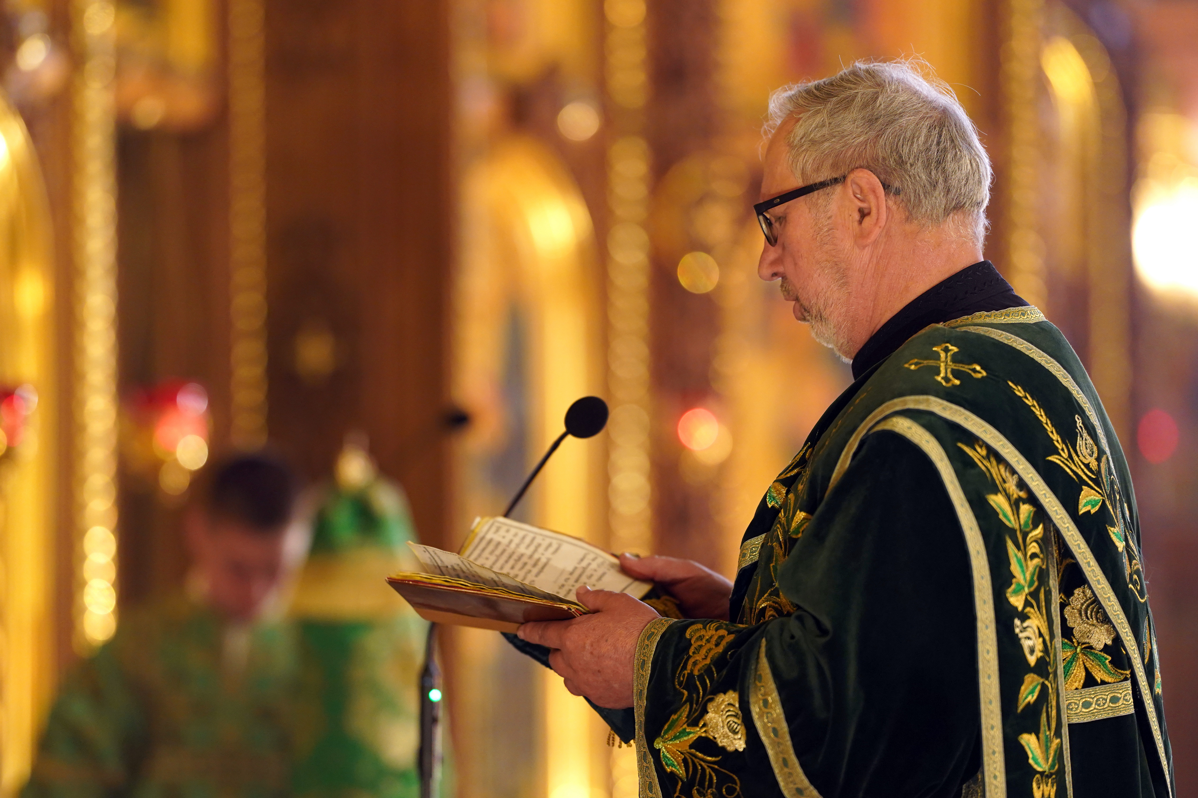 The Holy Spirit feast in the Holy Spirit Orthodox church in Białystok