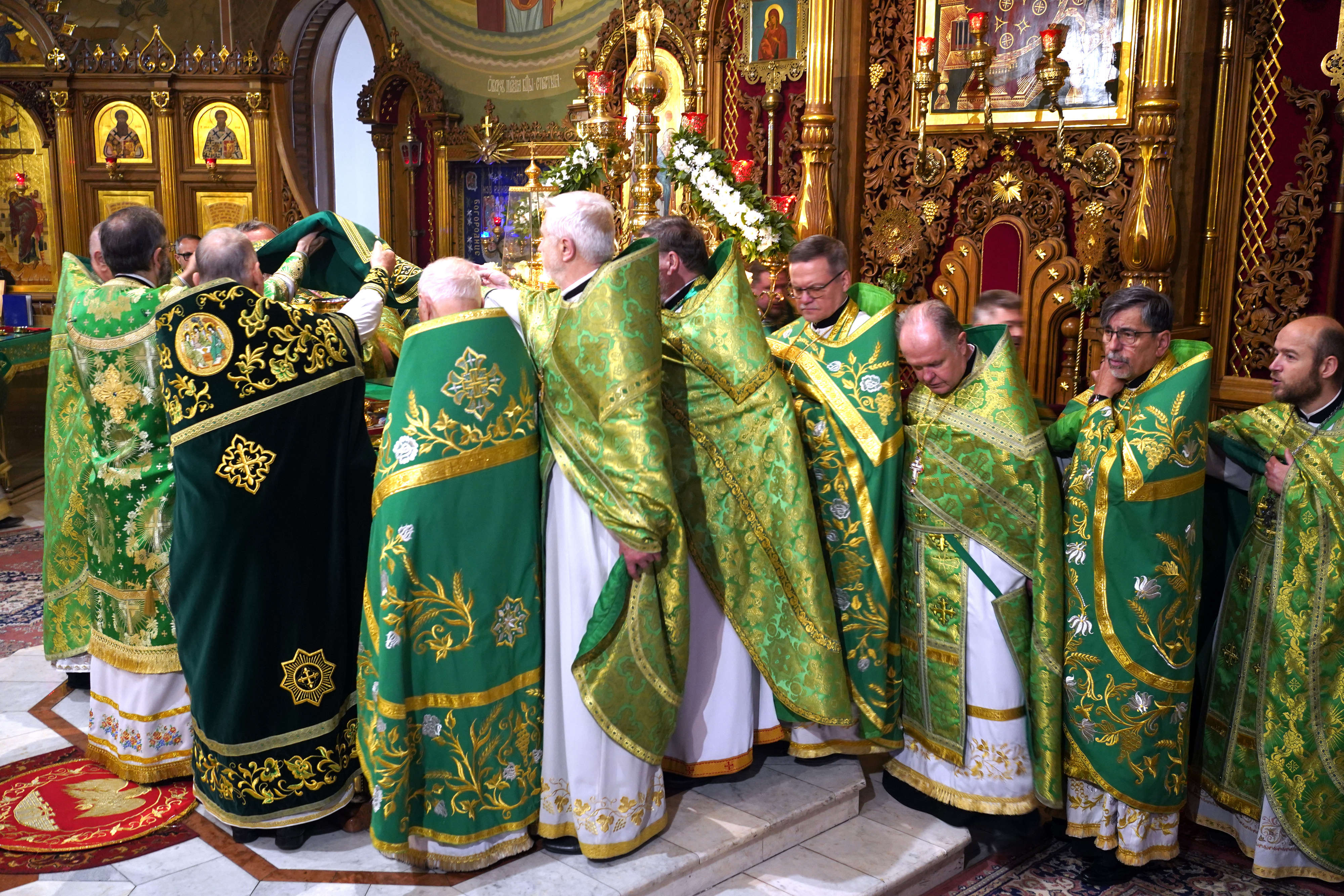 The Holy Spirit feast in the Holy Spirit Orthodox church in Białystok