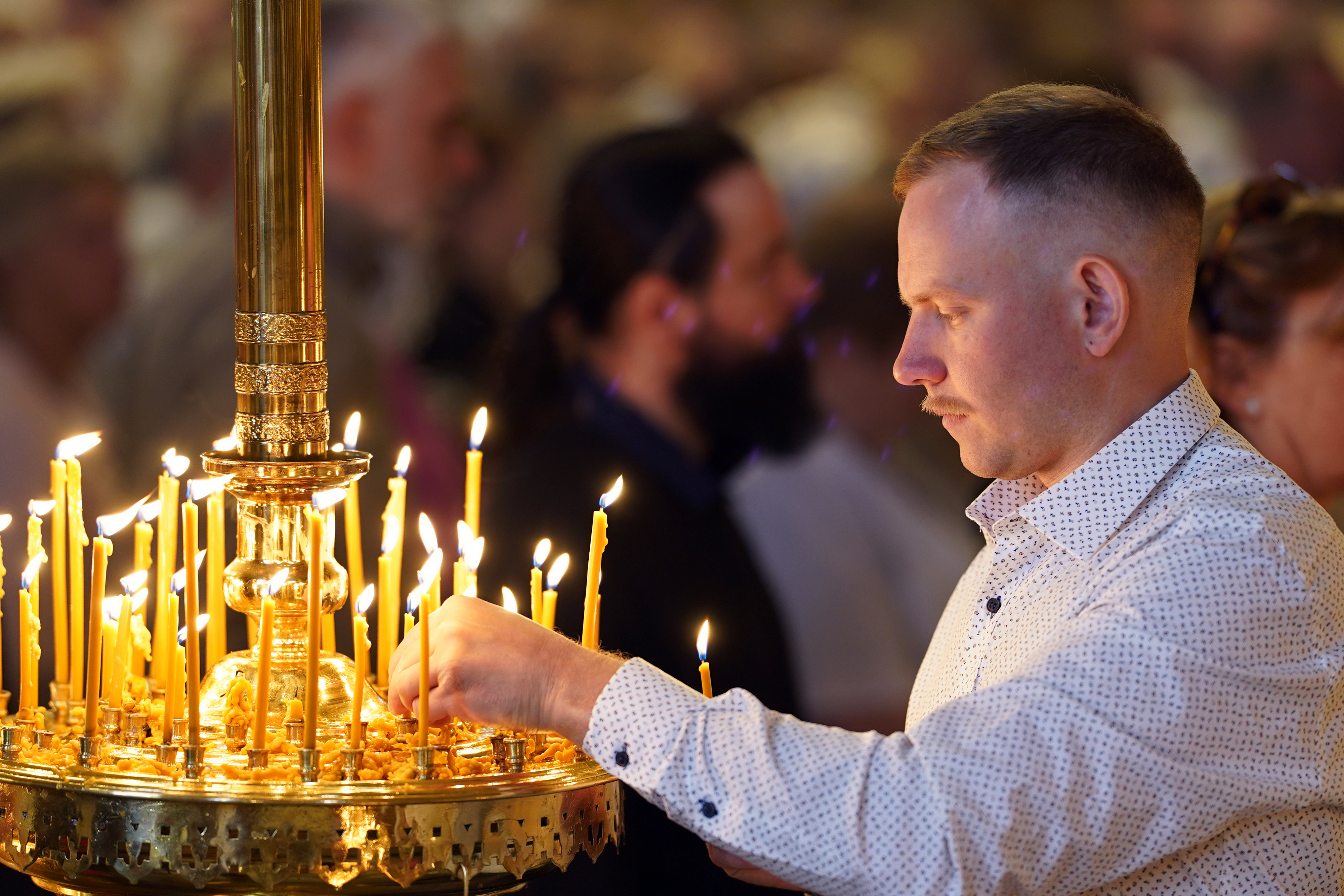 The Holy Spirit feast in the Holy Spirit Orthodox church in Białystok