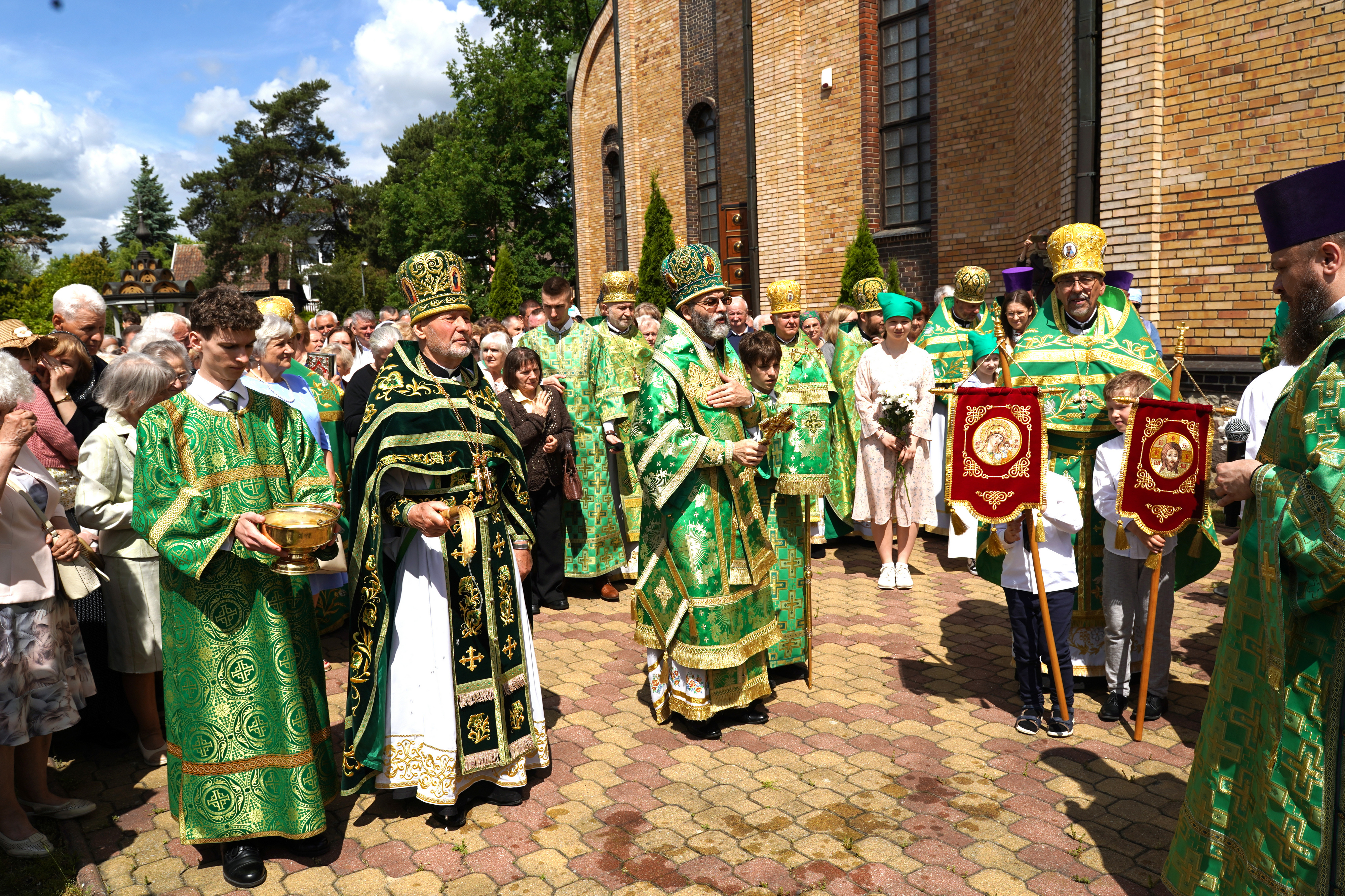 The Holy Spirit feast in the Holy Spirit Orthodox church in Białystok 