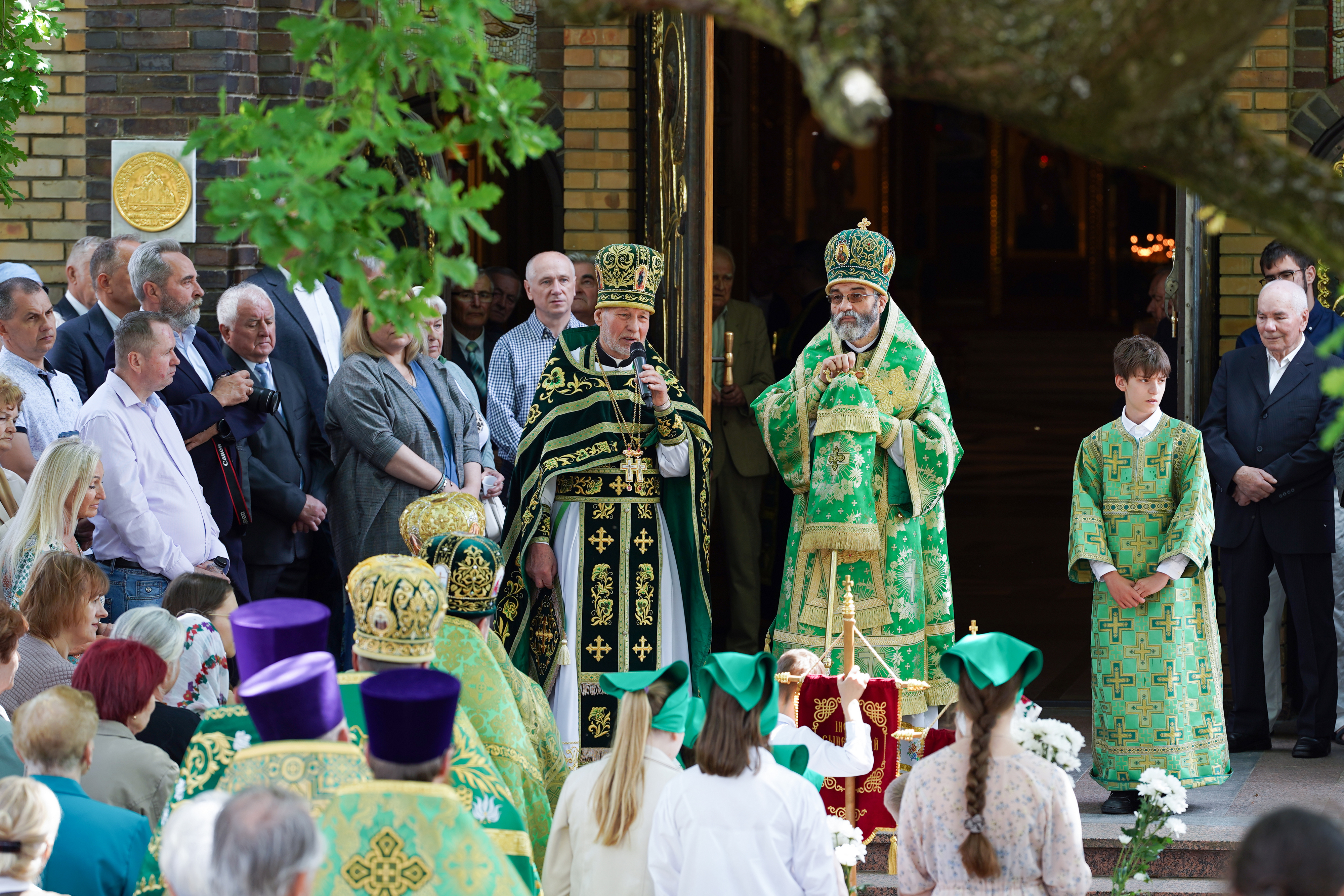 The Holy Spirit feast in the Holy Spirit Orthodox church in Białystok