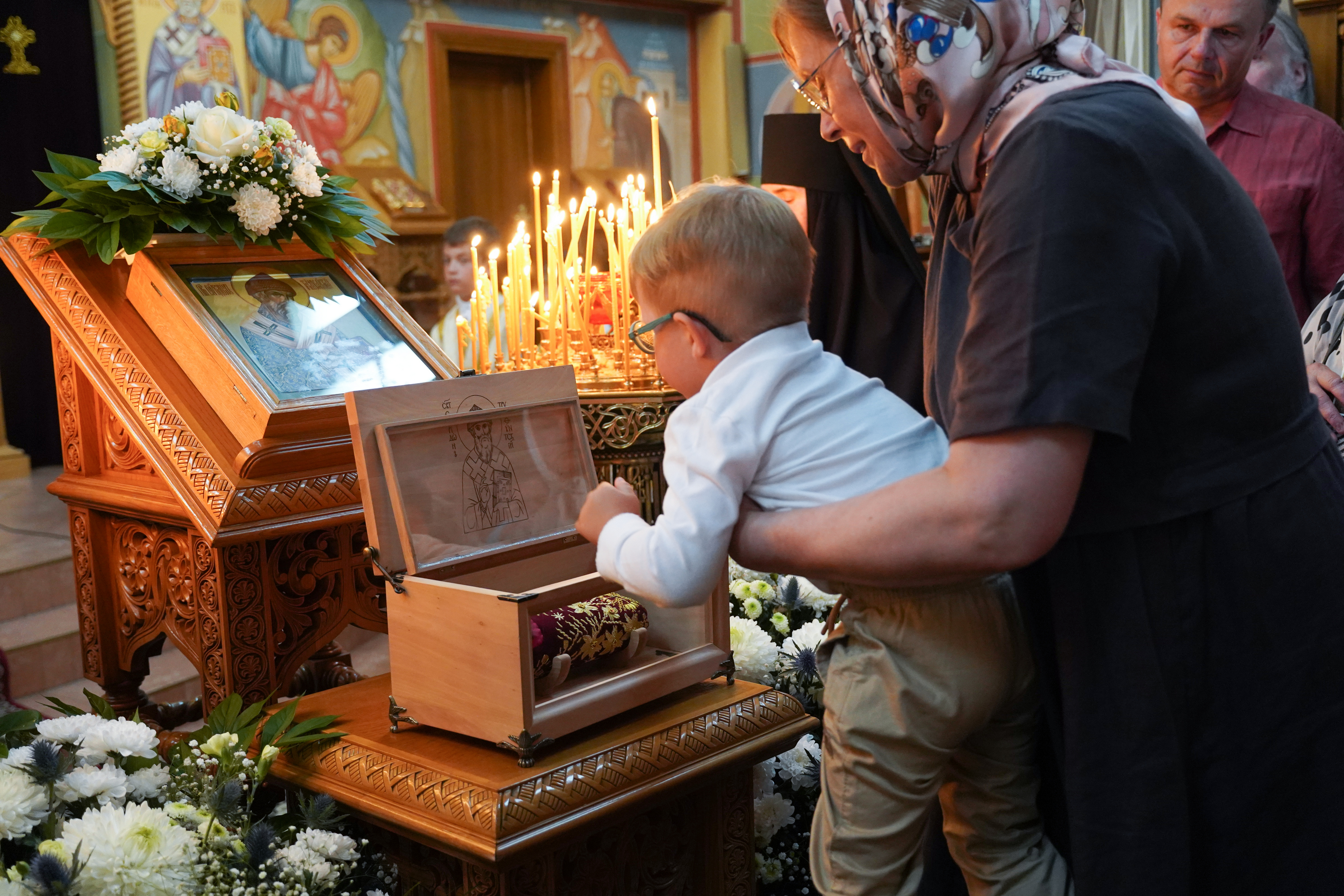 St. Spirydon shoe coming to Zwierki Convent