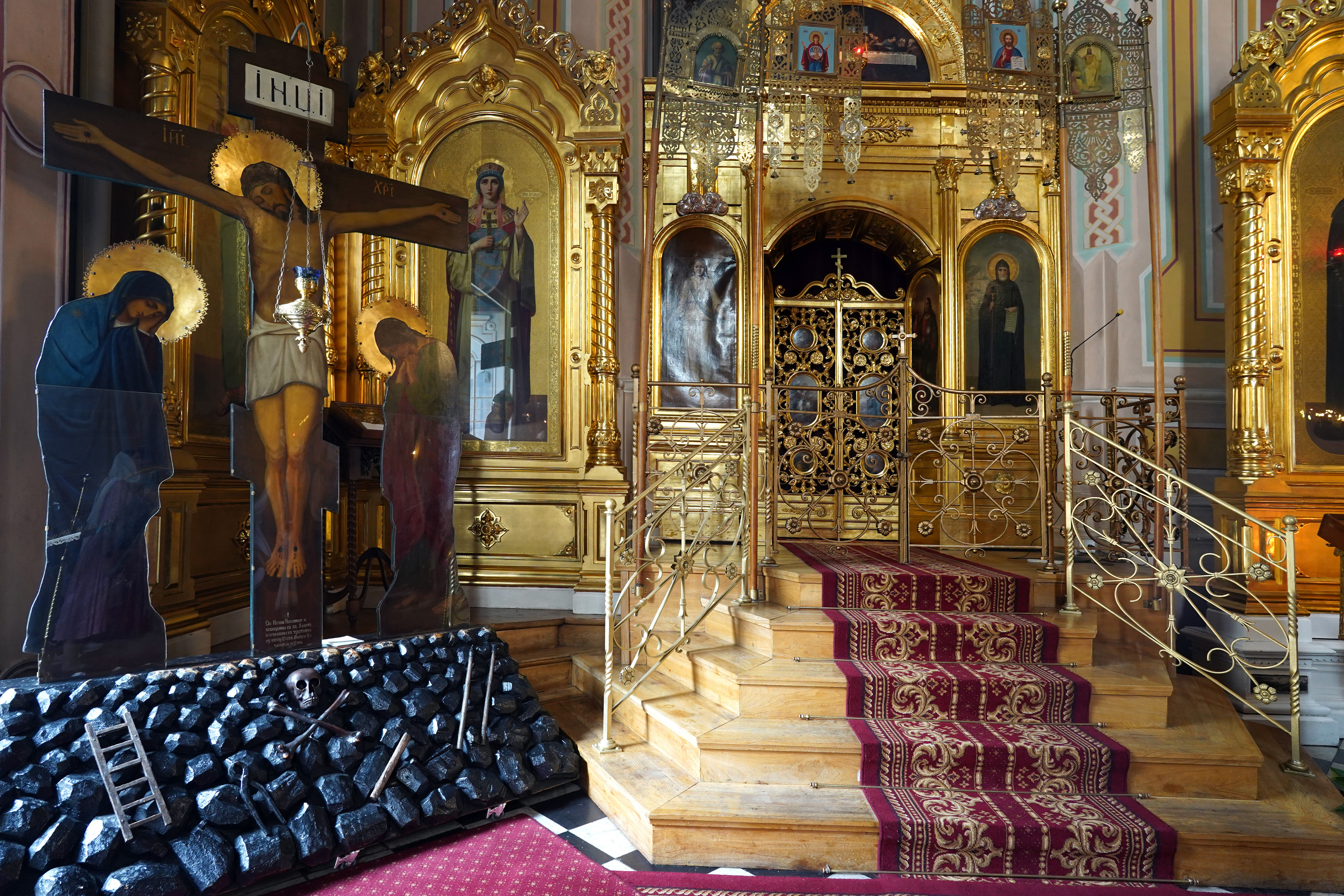 The All-Night Vigil of St. Marie Magdalene feast in Warsaw