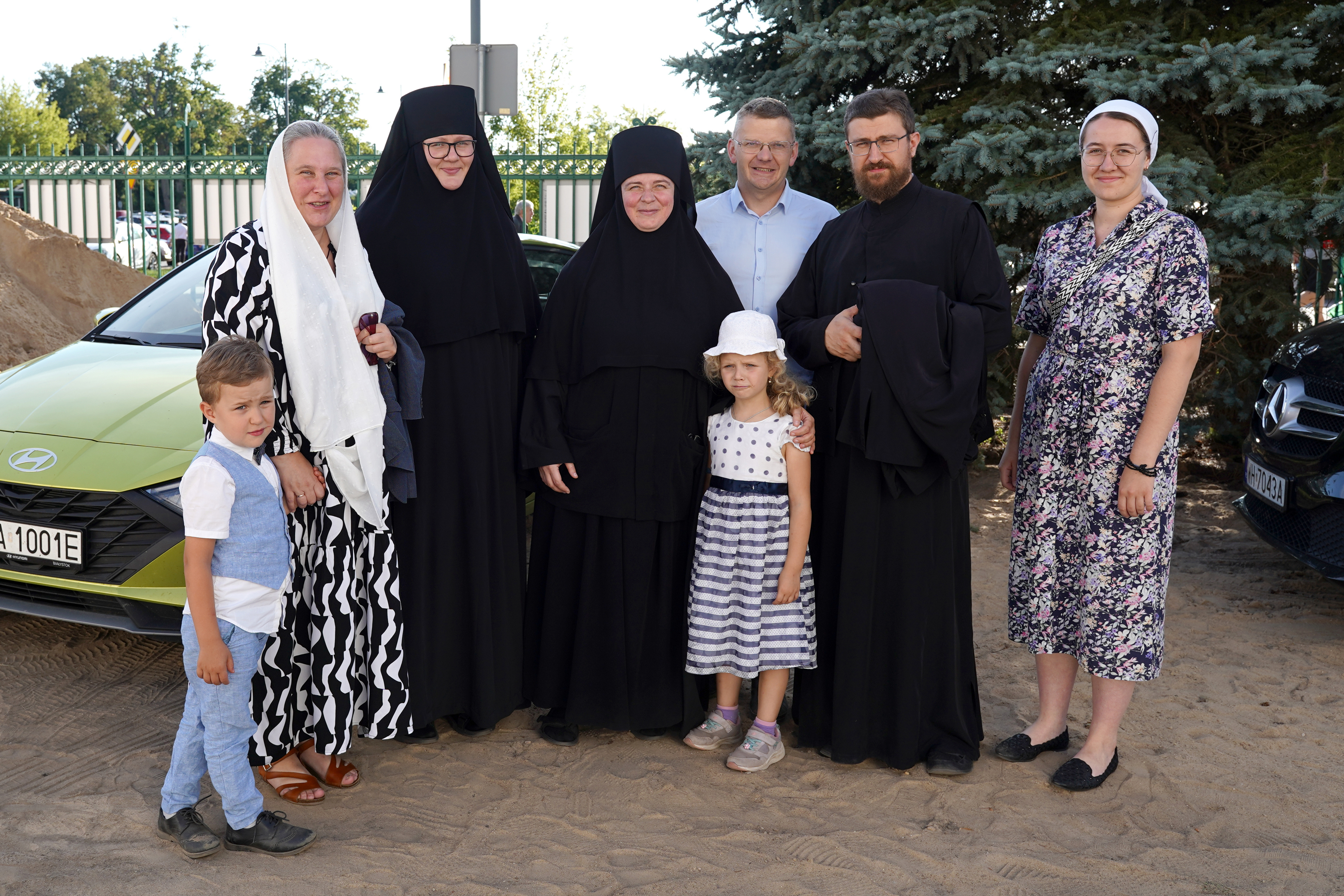Pilgrims in Suprasl Monastery
