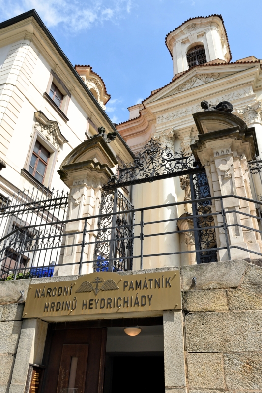 Katedra prawosławna w Pradze i schron z II Wojny Światowej
