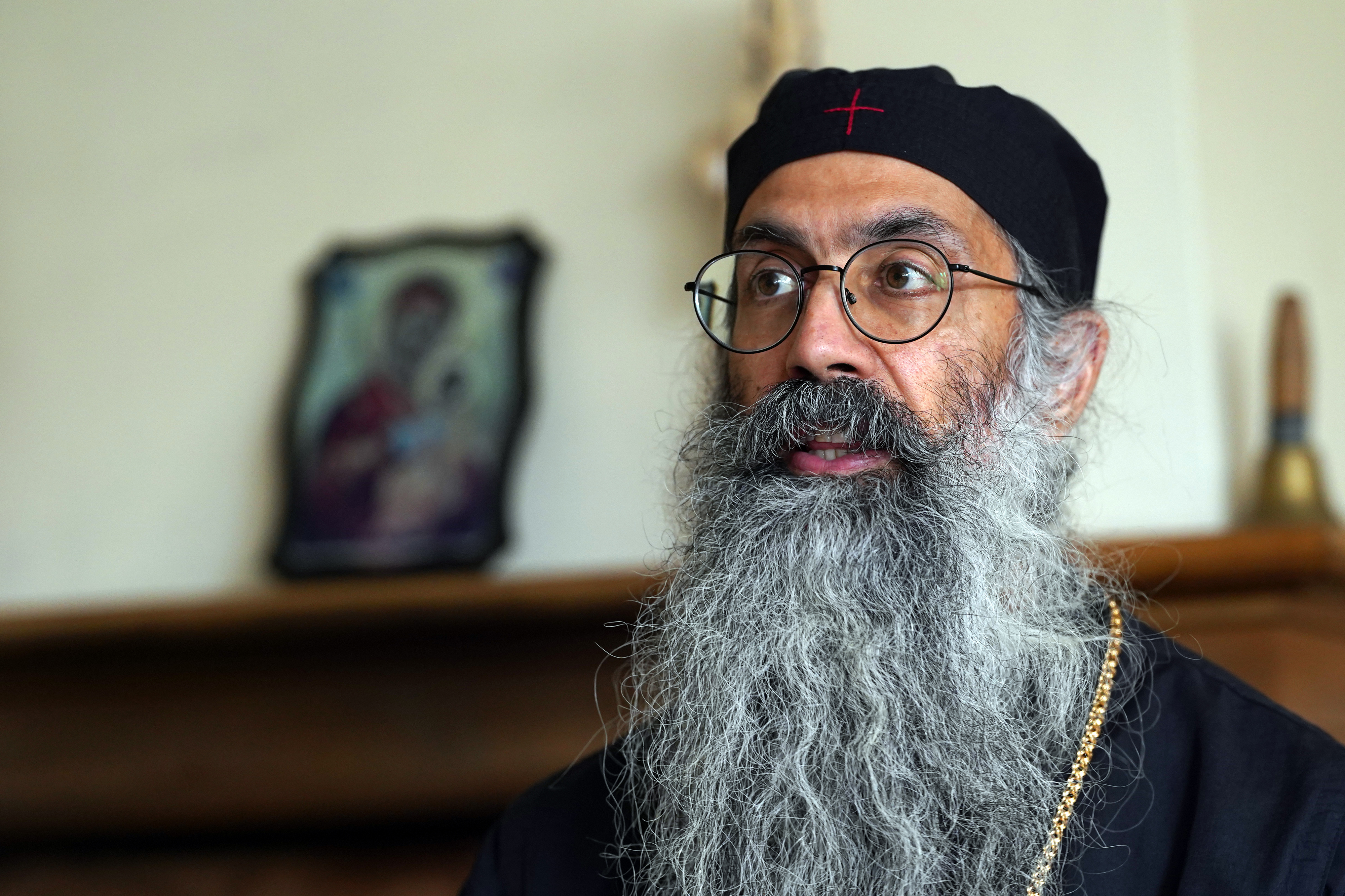 The meeting with hieromonk Efrem from USA in Zwierki Convent 