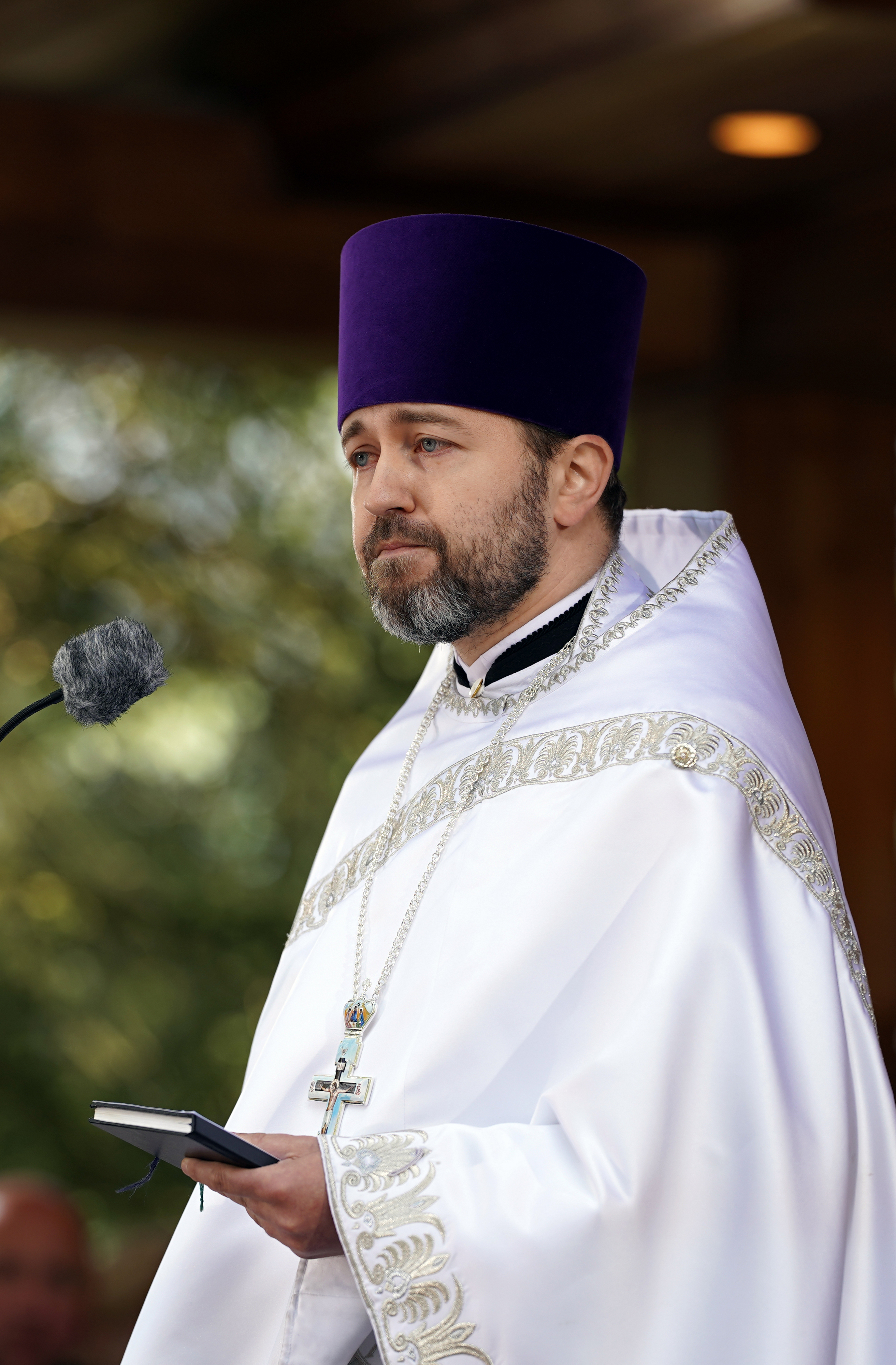The main Divine Liturgy of Transfiruration feast in Grabarka Convent