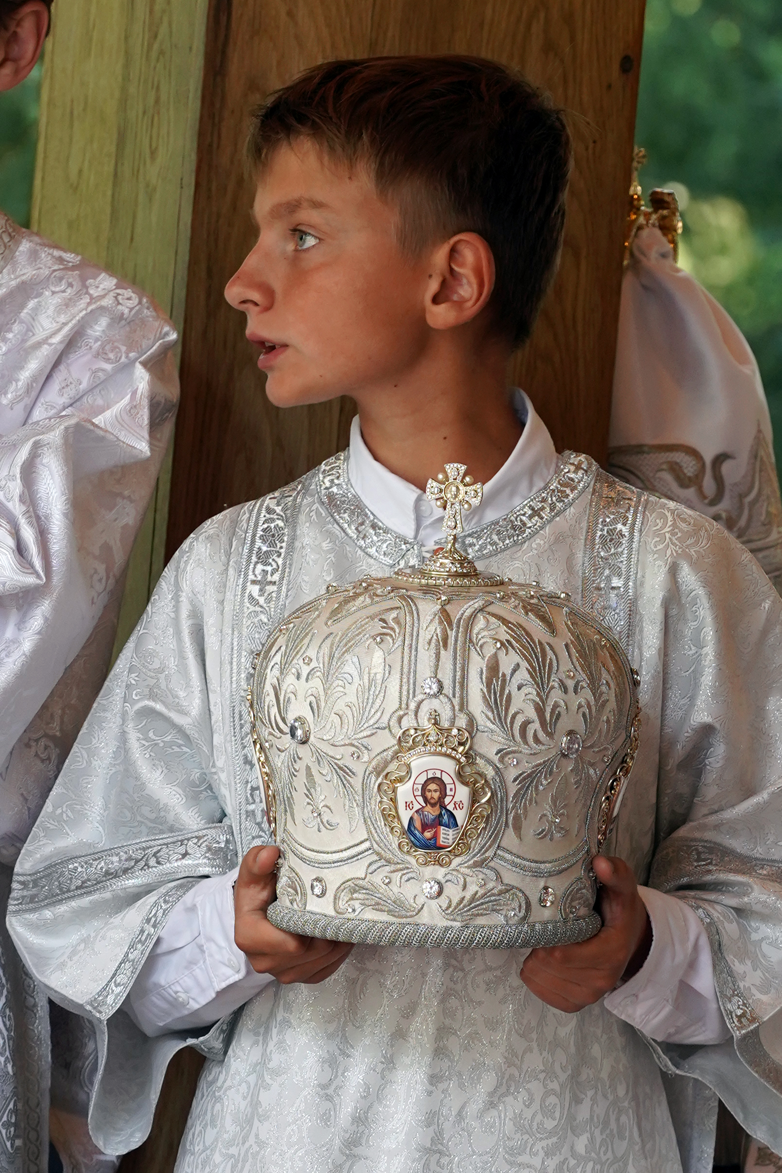 The main Divine Liturgy of Transfiruration feast in Grabarka Convent