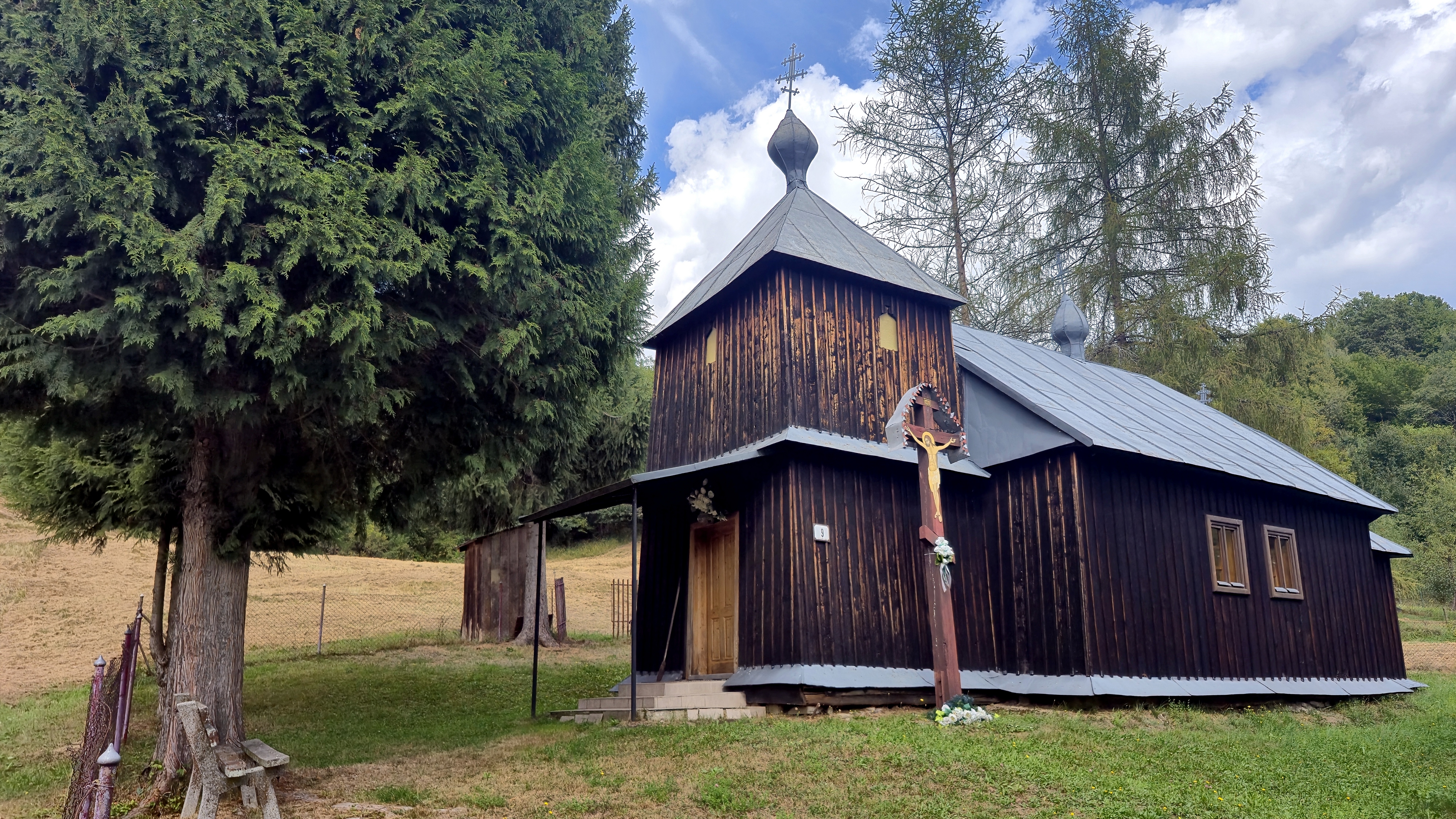 St. Basil the Great old Orthodox church in Krajné Čierno village