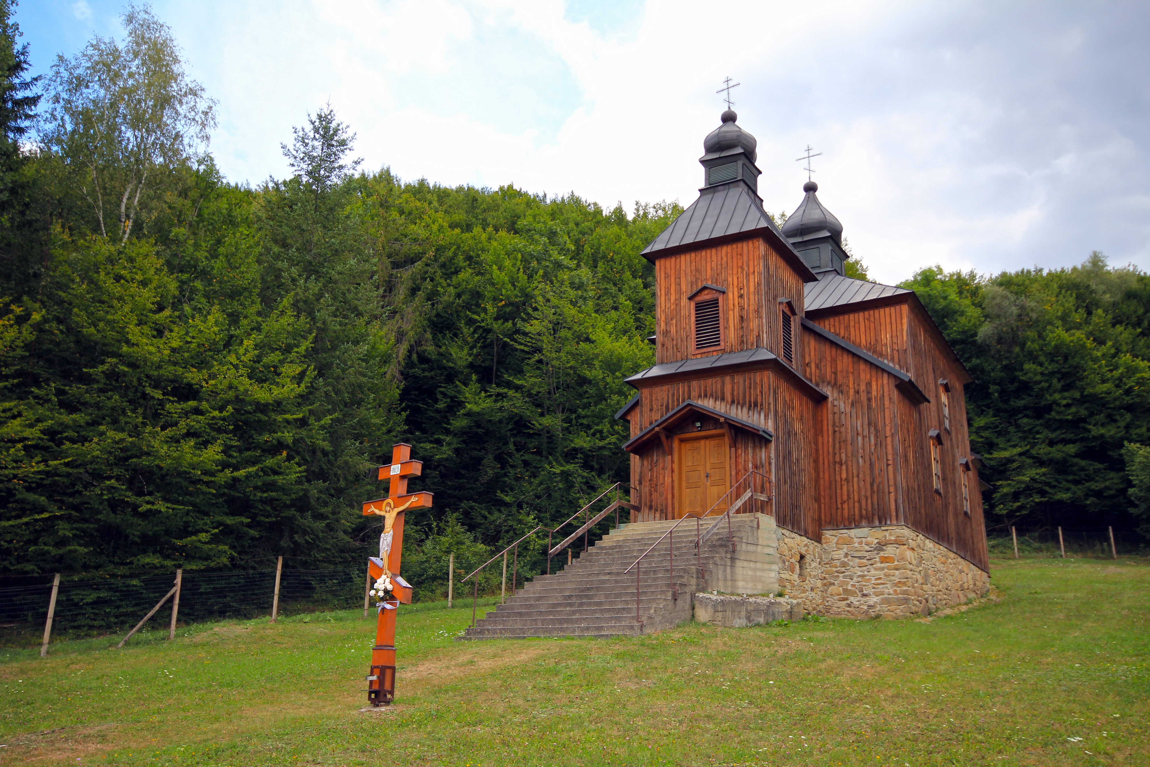 St. Dymitr of Solun Orthodox church in Medvedie village