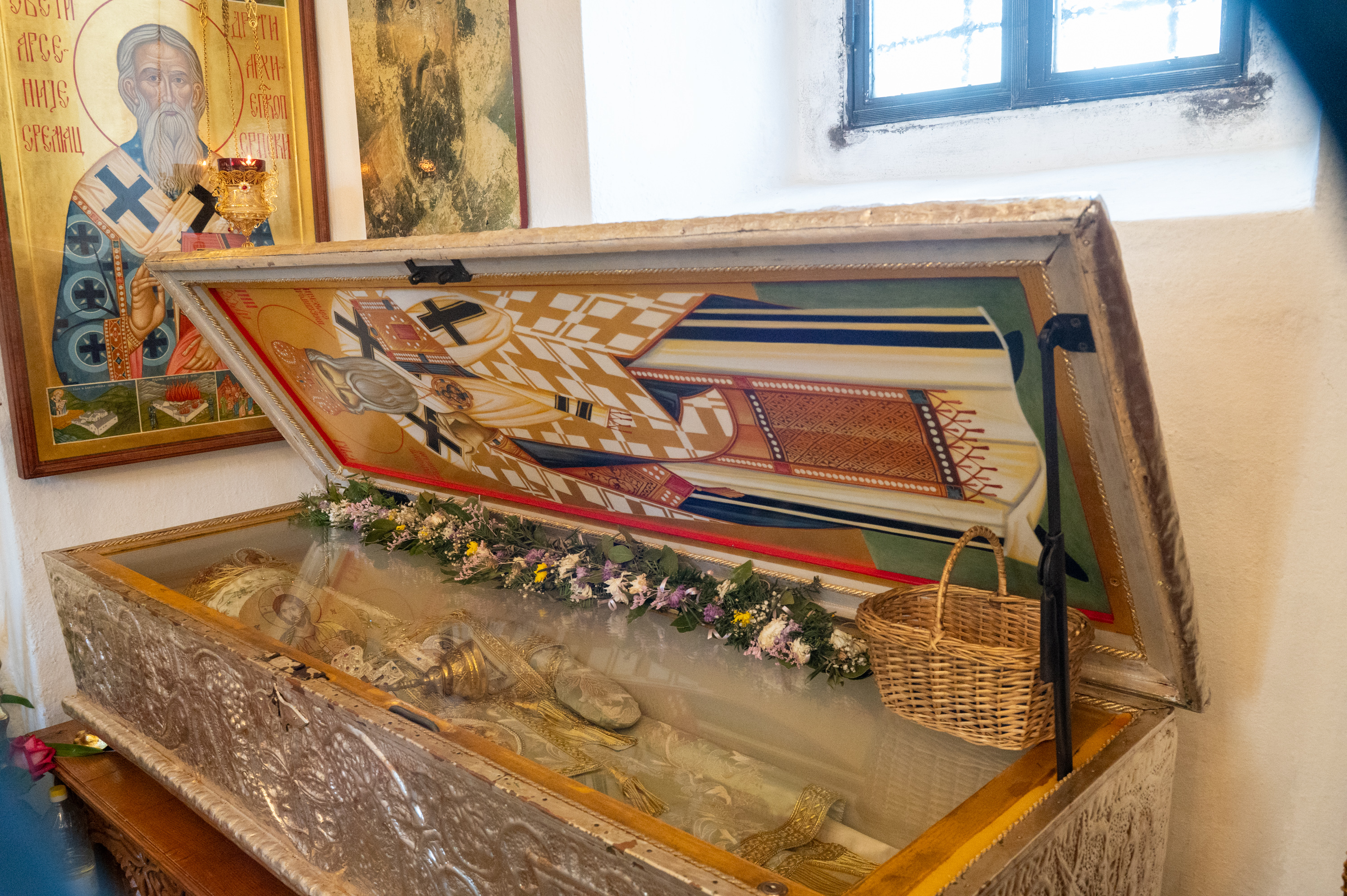 St. Arsenius reliquary in Zdrebaonik Convent