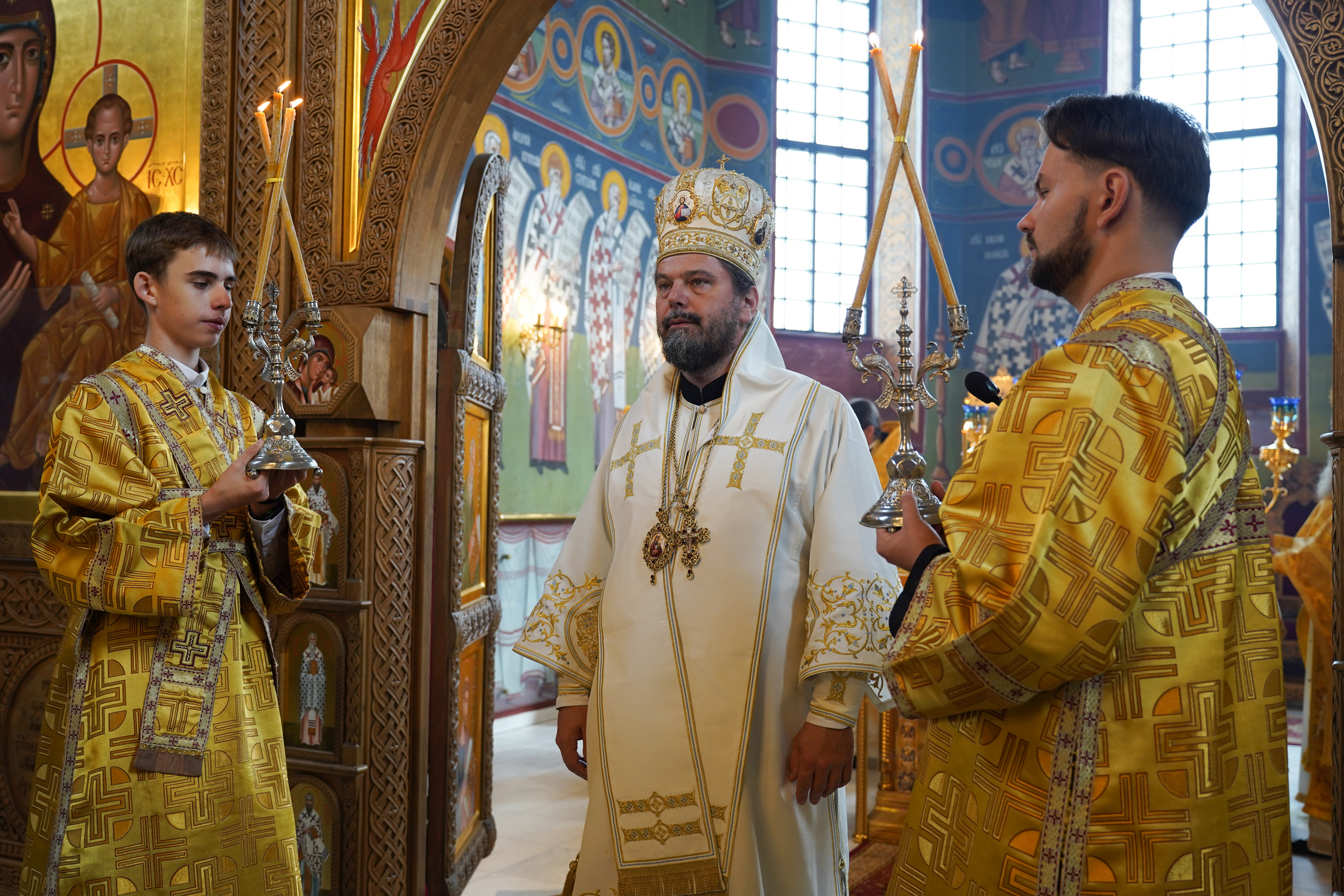 Metropolitan Joanikije of Montenegro and Littoral in Supraśl Monastery - Divine Liturgy