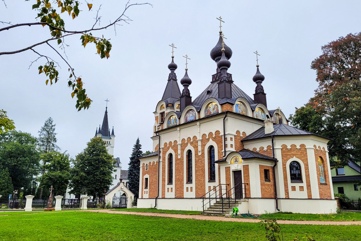 The Orthodox church in Sławatycze   