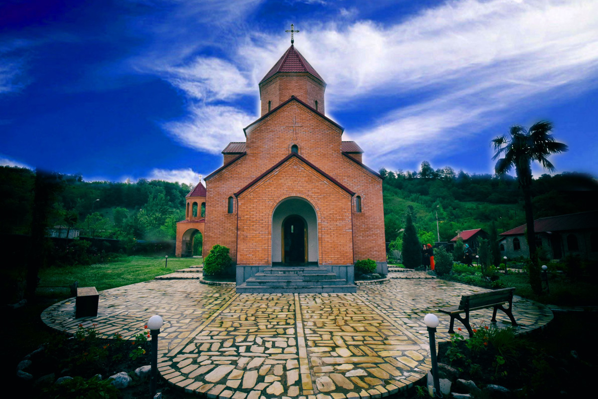 The Orthodox church in Ochane. Zugdidi. Georgia. 