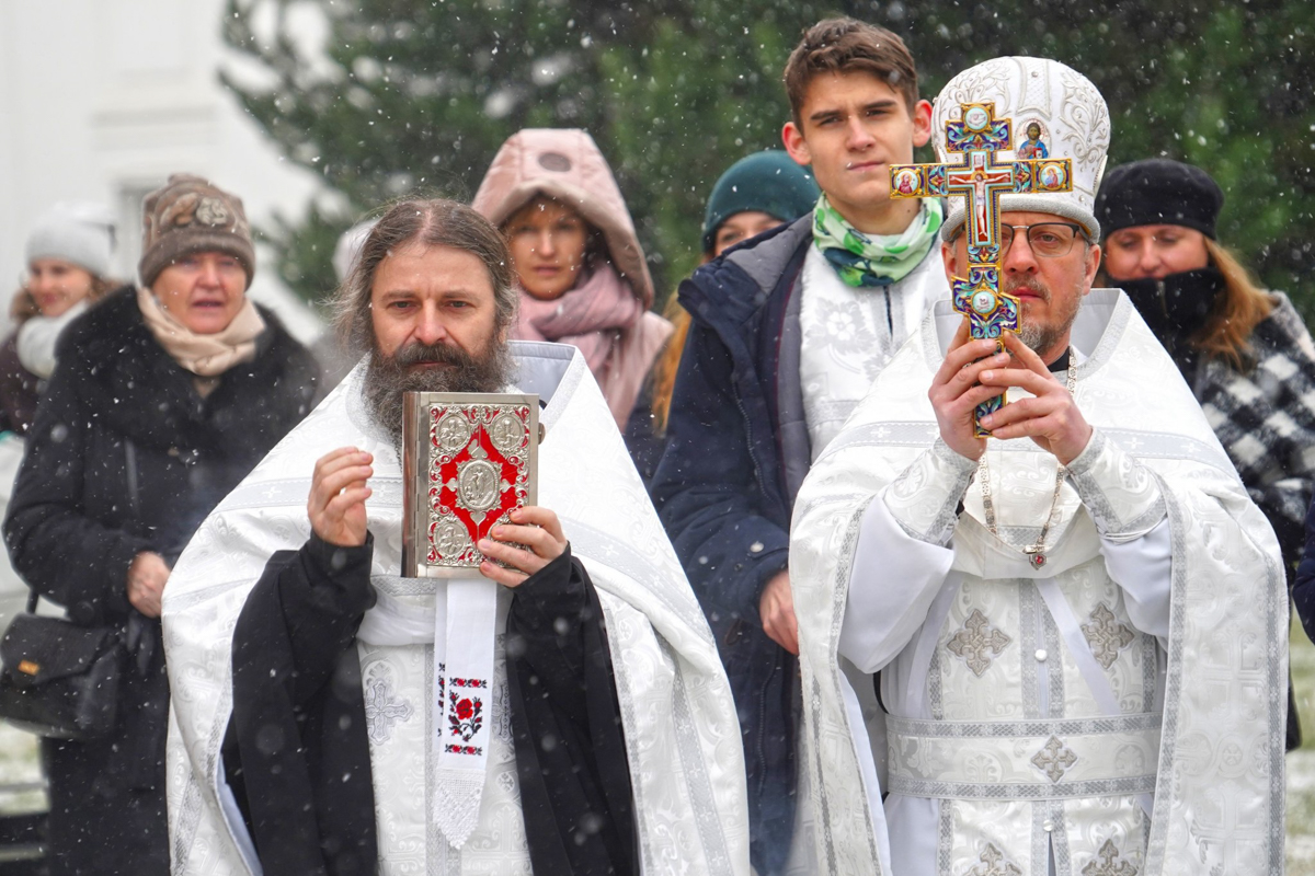 The Christ Baptism feast in Supraśl Monastery 