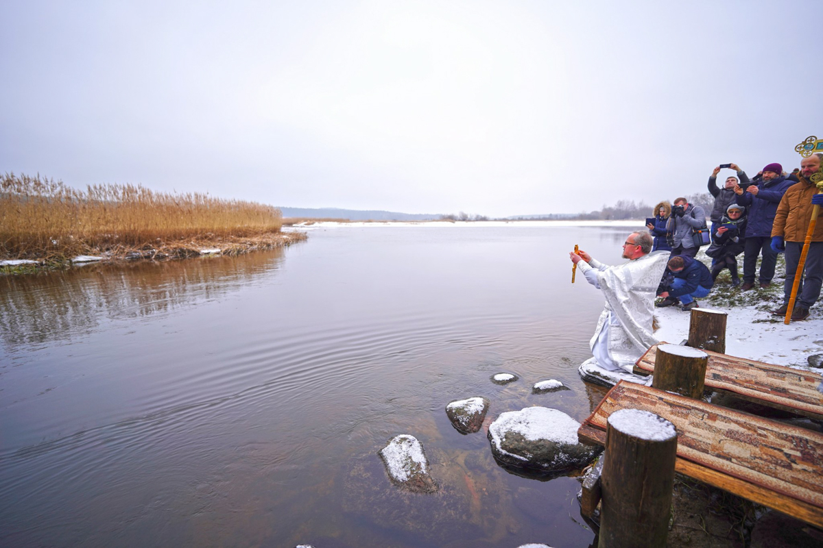The Christ Baptism feast in Supraśl Monastery 
