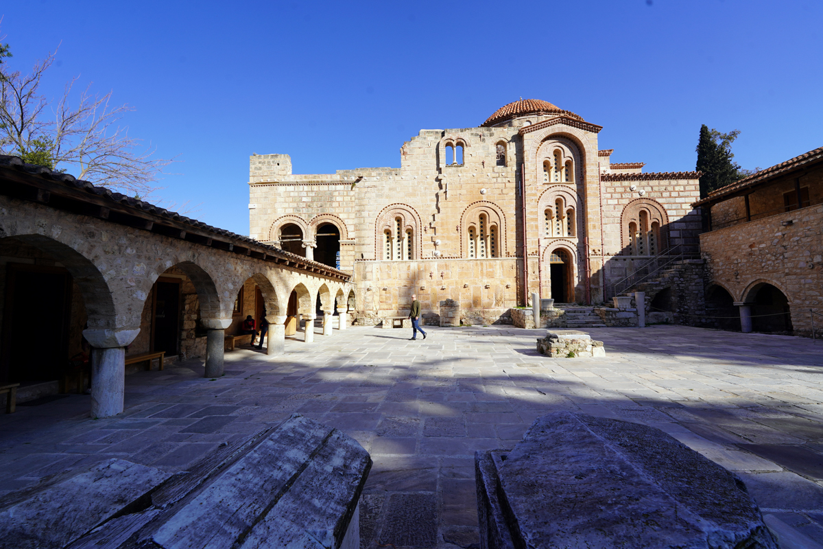 Daphni monastery in Athens