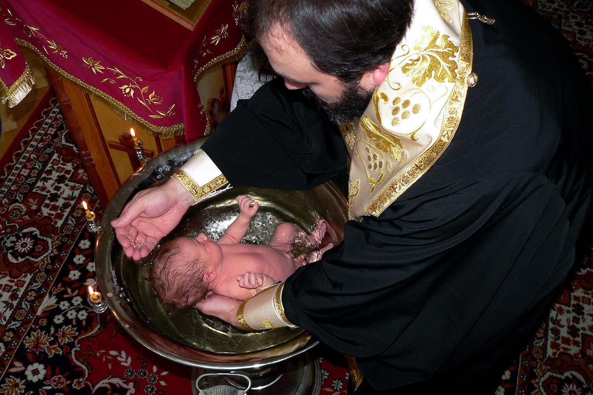 Chrzest mojego syna Mikołaja 