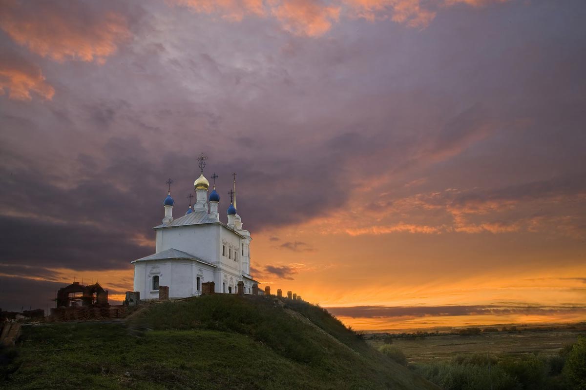 Церковь на Федосьином городище 