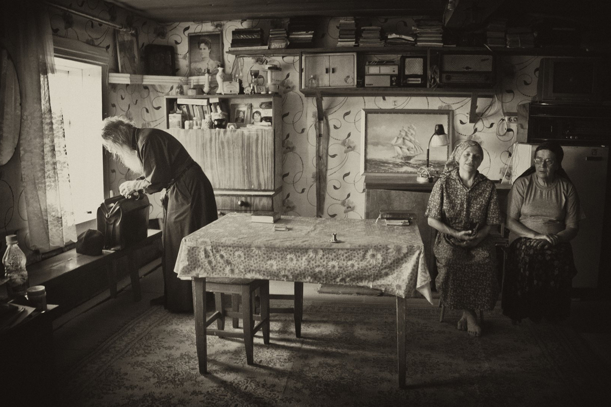 На освящении дома...    